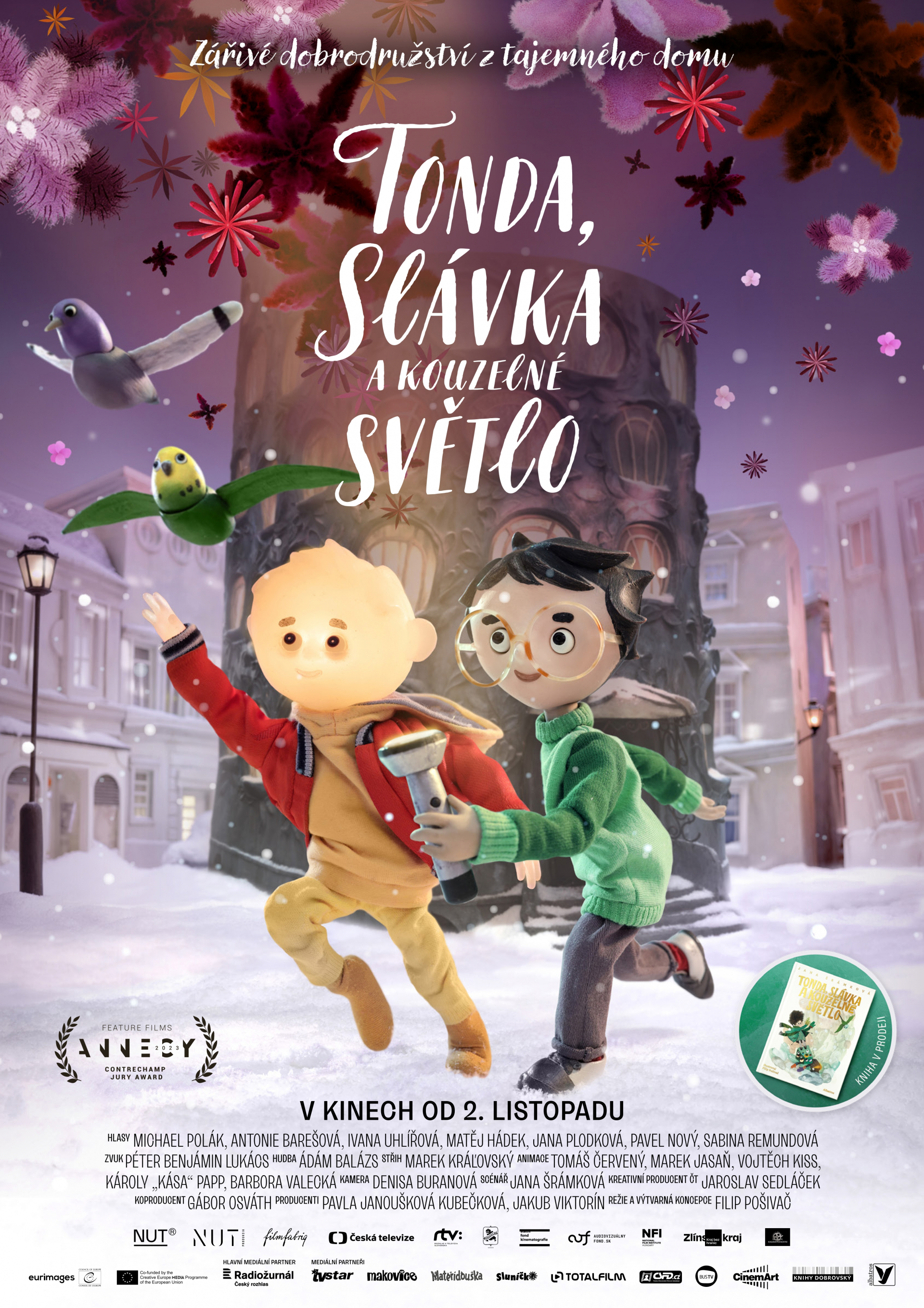 Plakát TONDA, SLÁVKA A KOUZELNÉ SVĚTLO