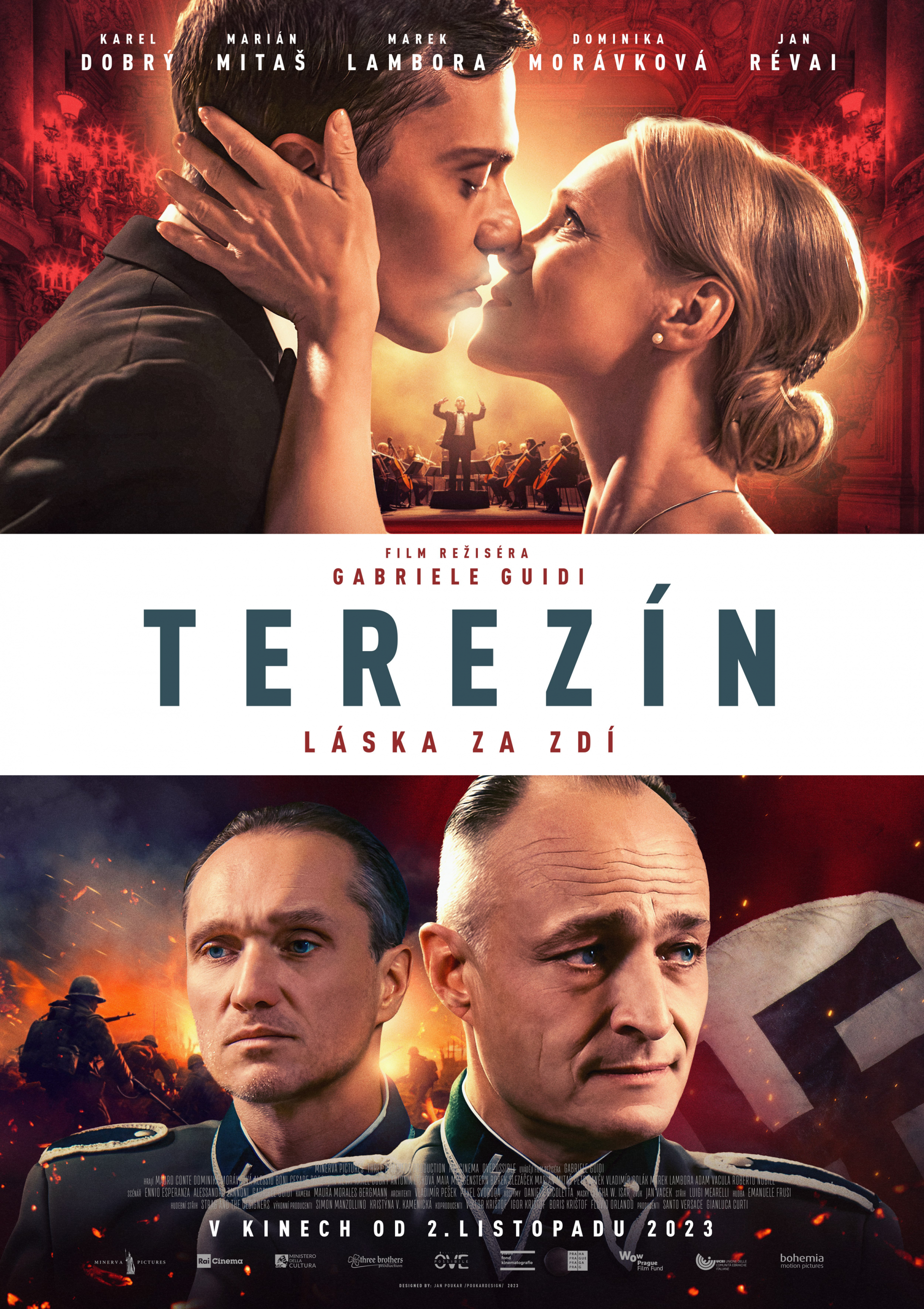 Plakát TEREZÍN: LÁSKA ZA ZDÍ
