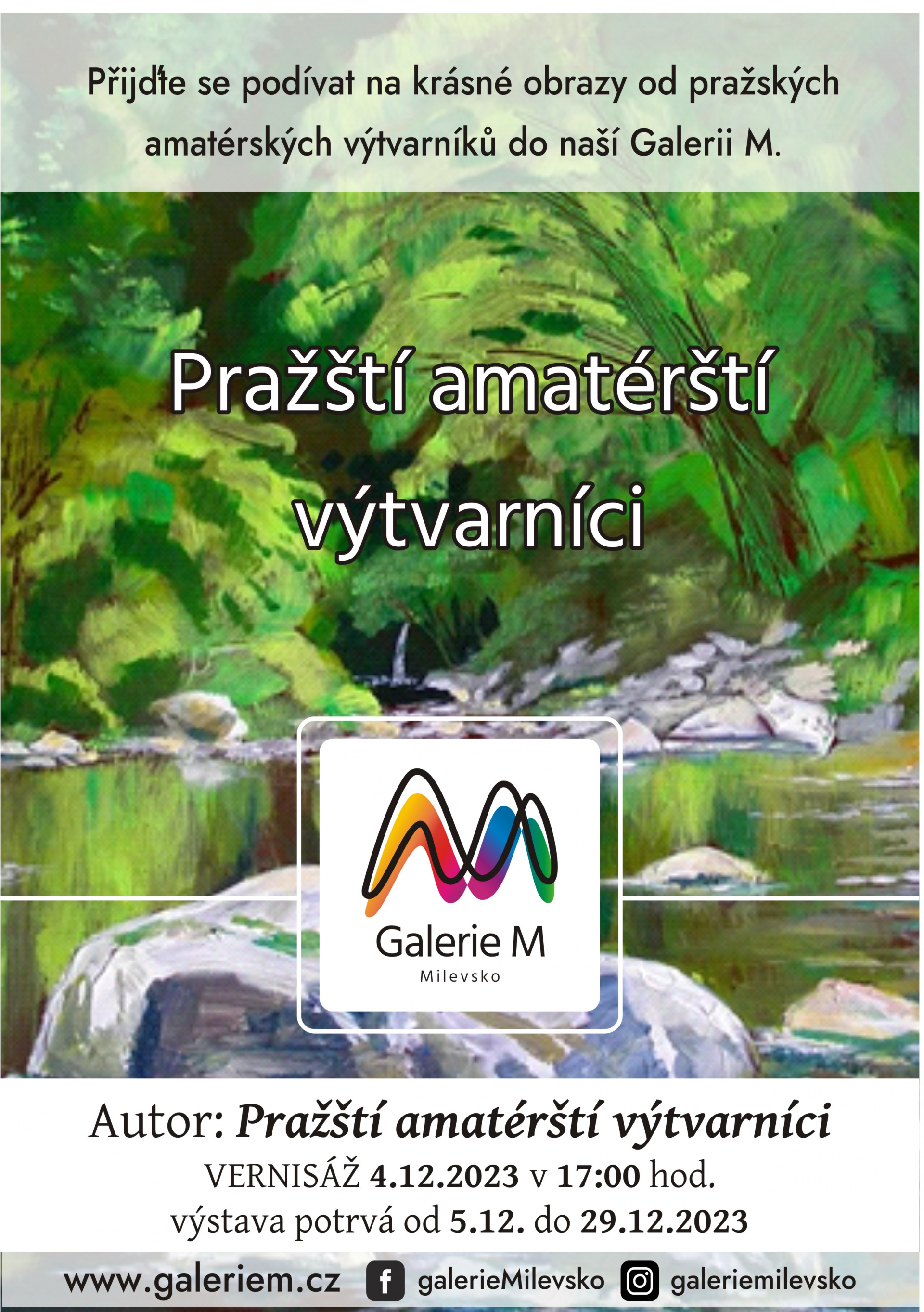 Plakát Pražští amatérští výtvarníci