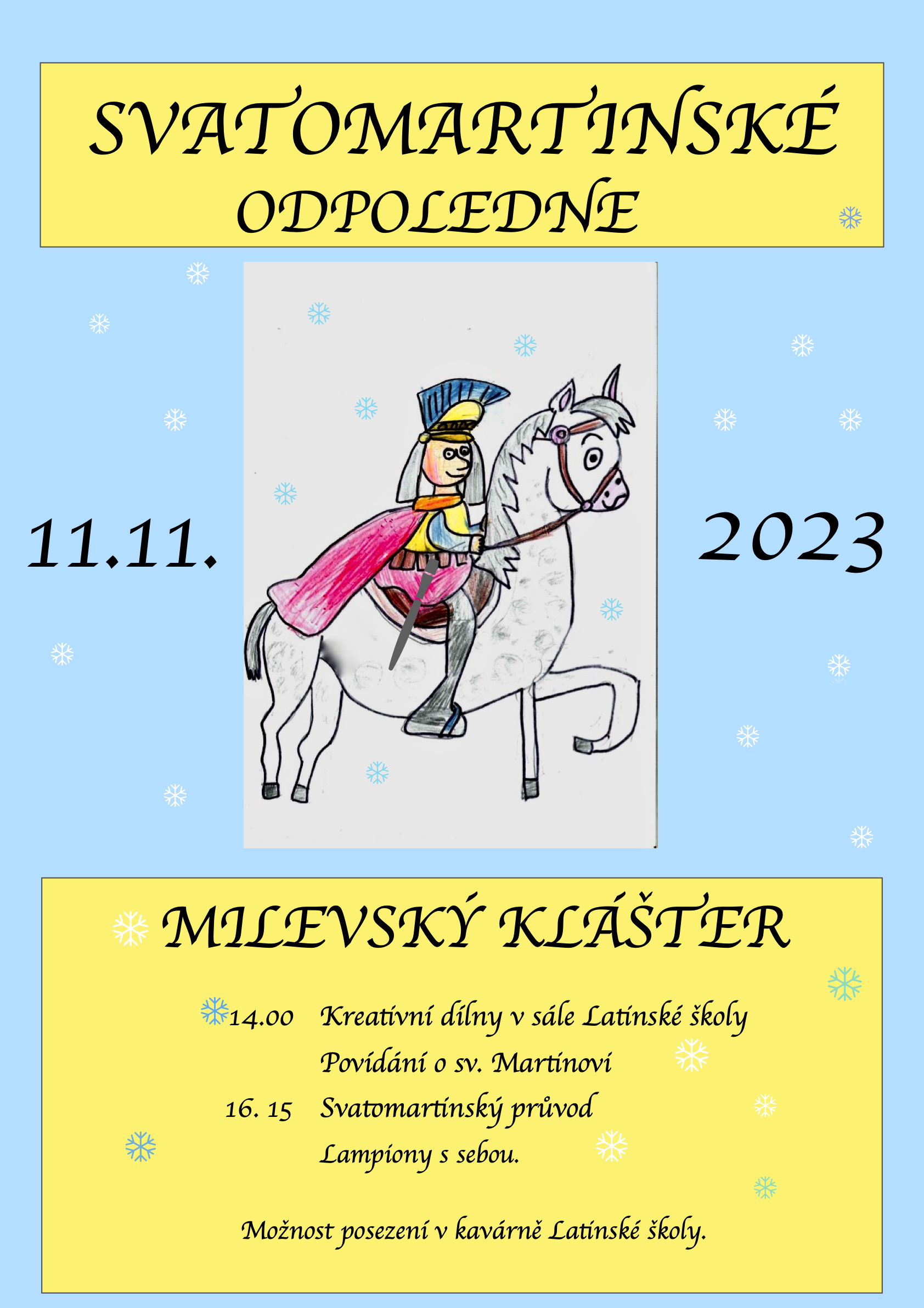 Plakát Svatomartinské odpoledne