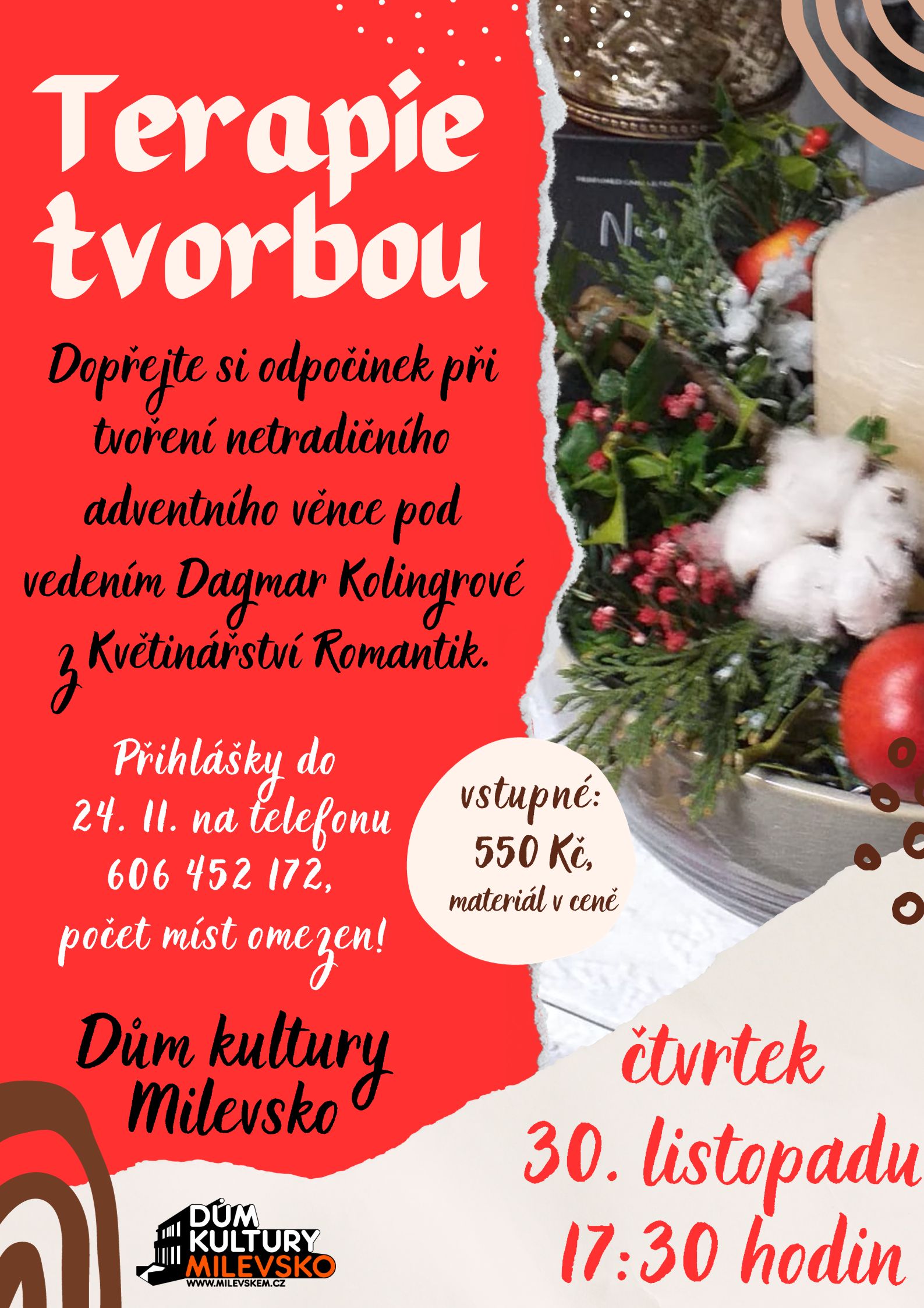 Plakát Terapie tvorbou