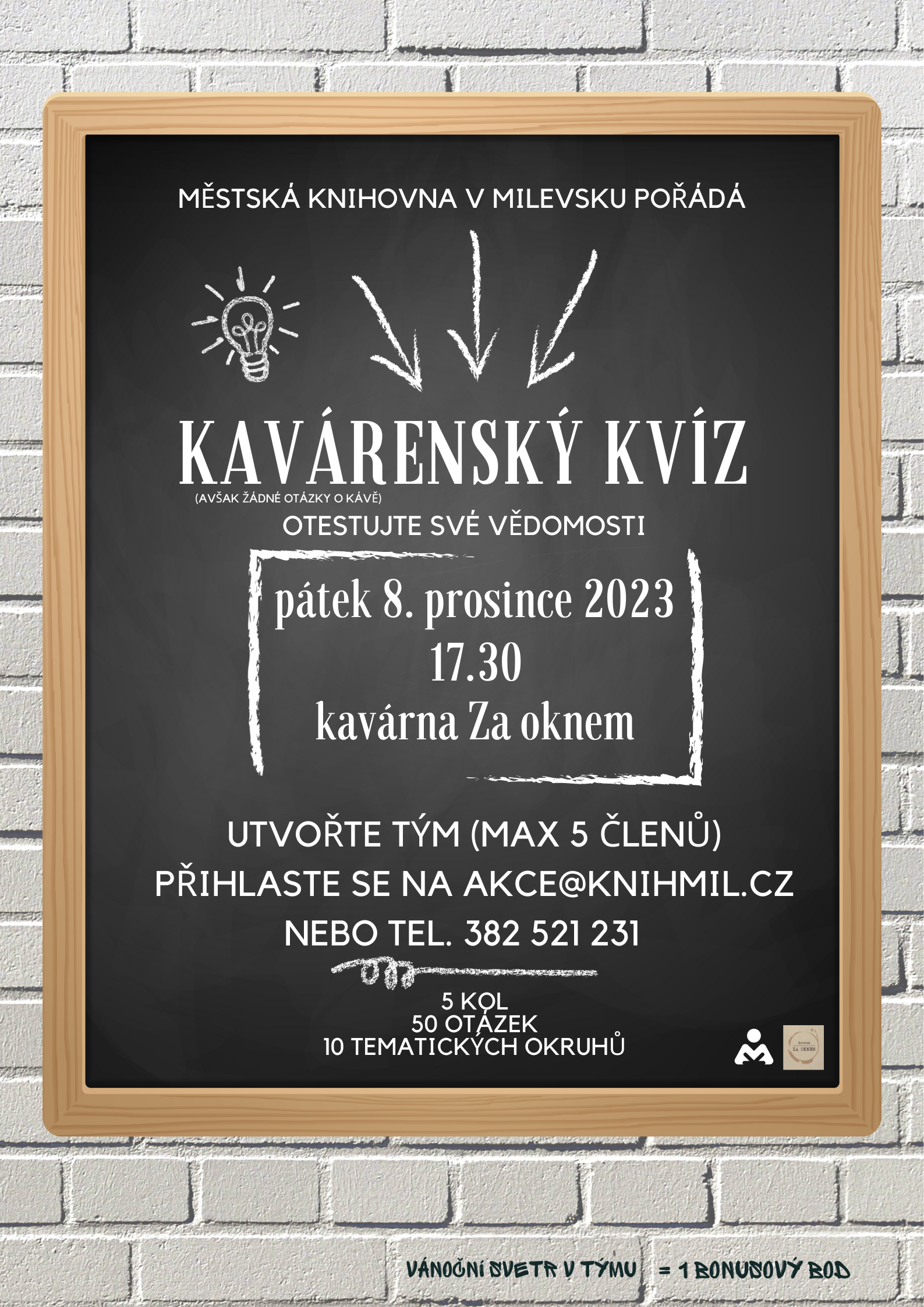 Plakát Kavárenský kvíz