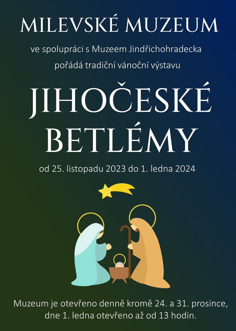 Plakát Jihočeské betlémy