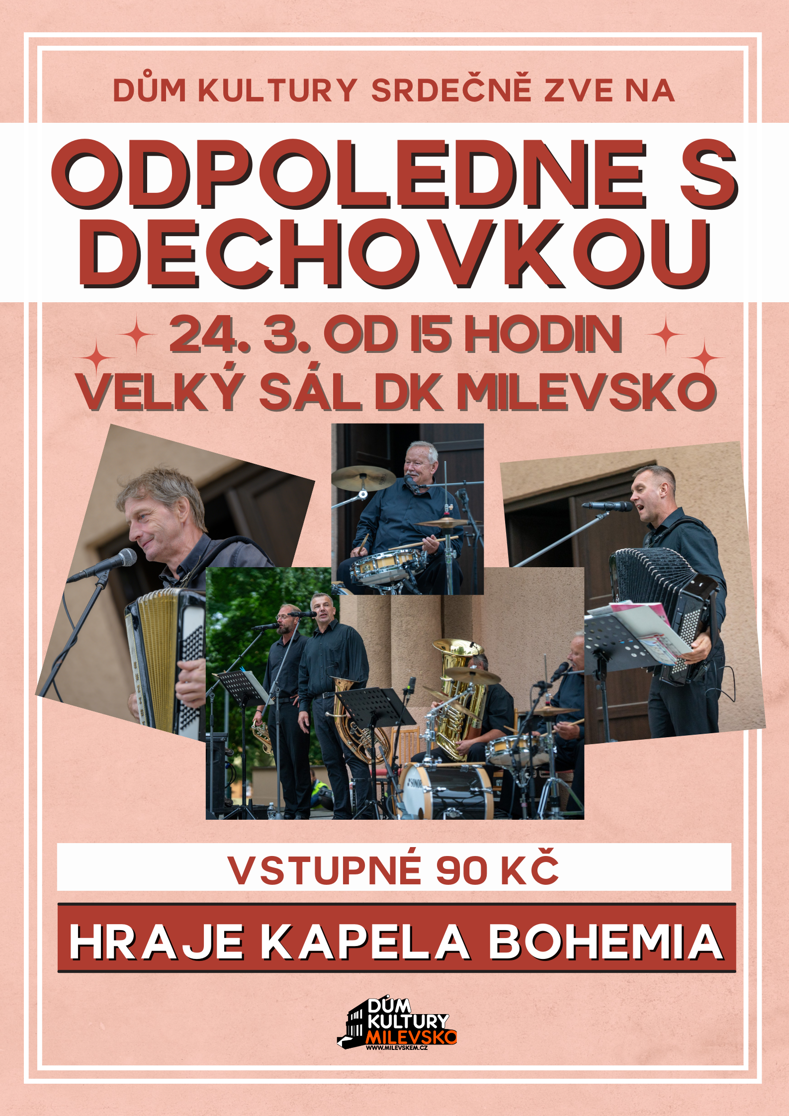Plakát Odpoledne s dechovkou