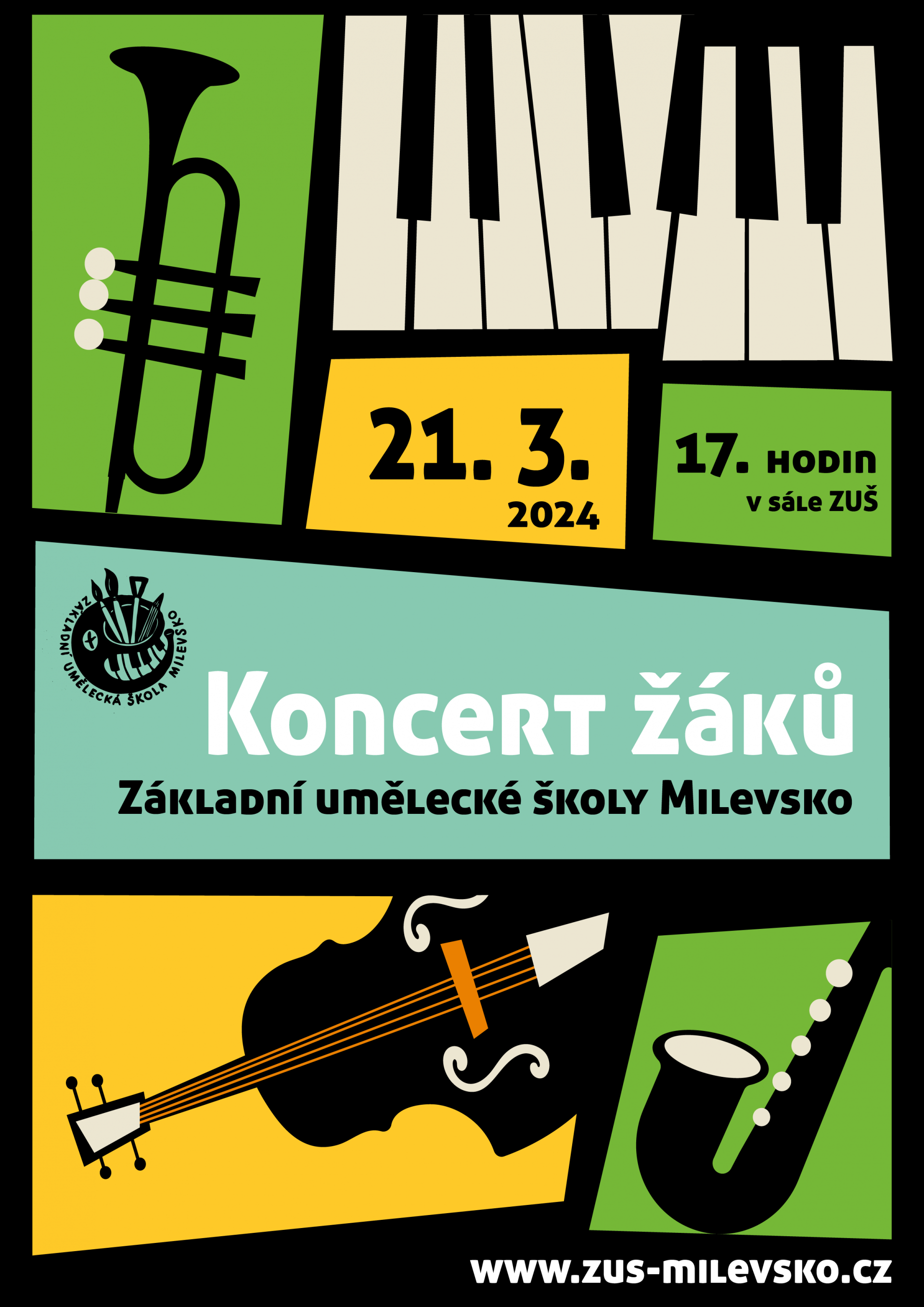 Plakát Koncert žáků