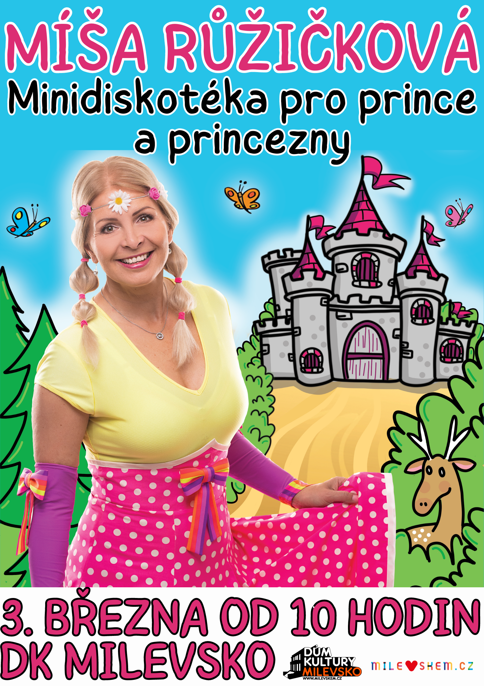 Plakát Míša Růžičková - Minidiskotéka pro prince a princezny
