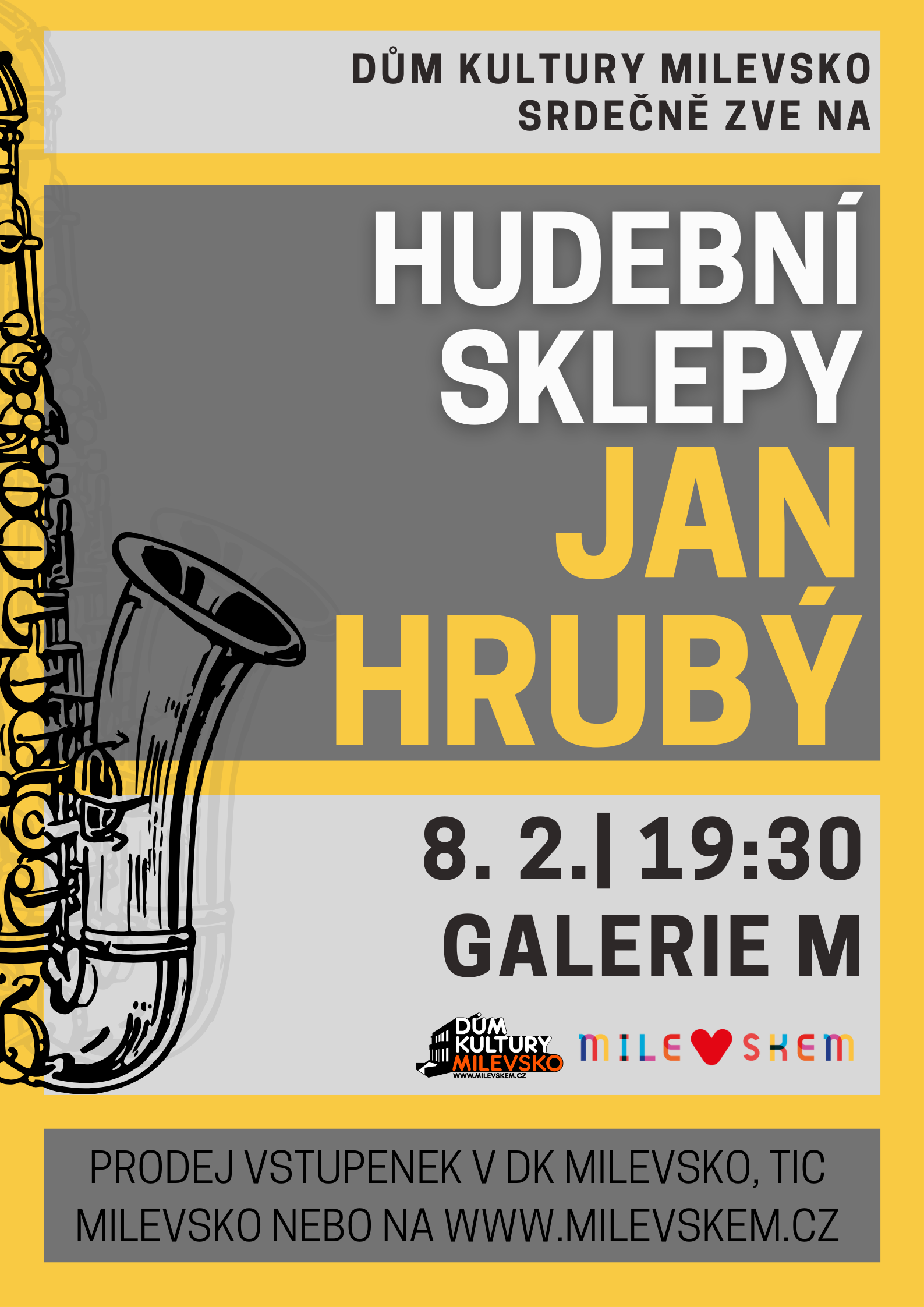 Plakát Hudební sklepy - Jan Hrubý