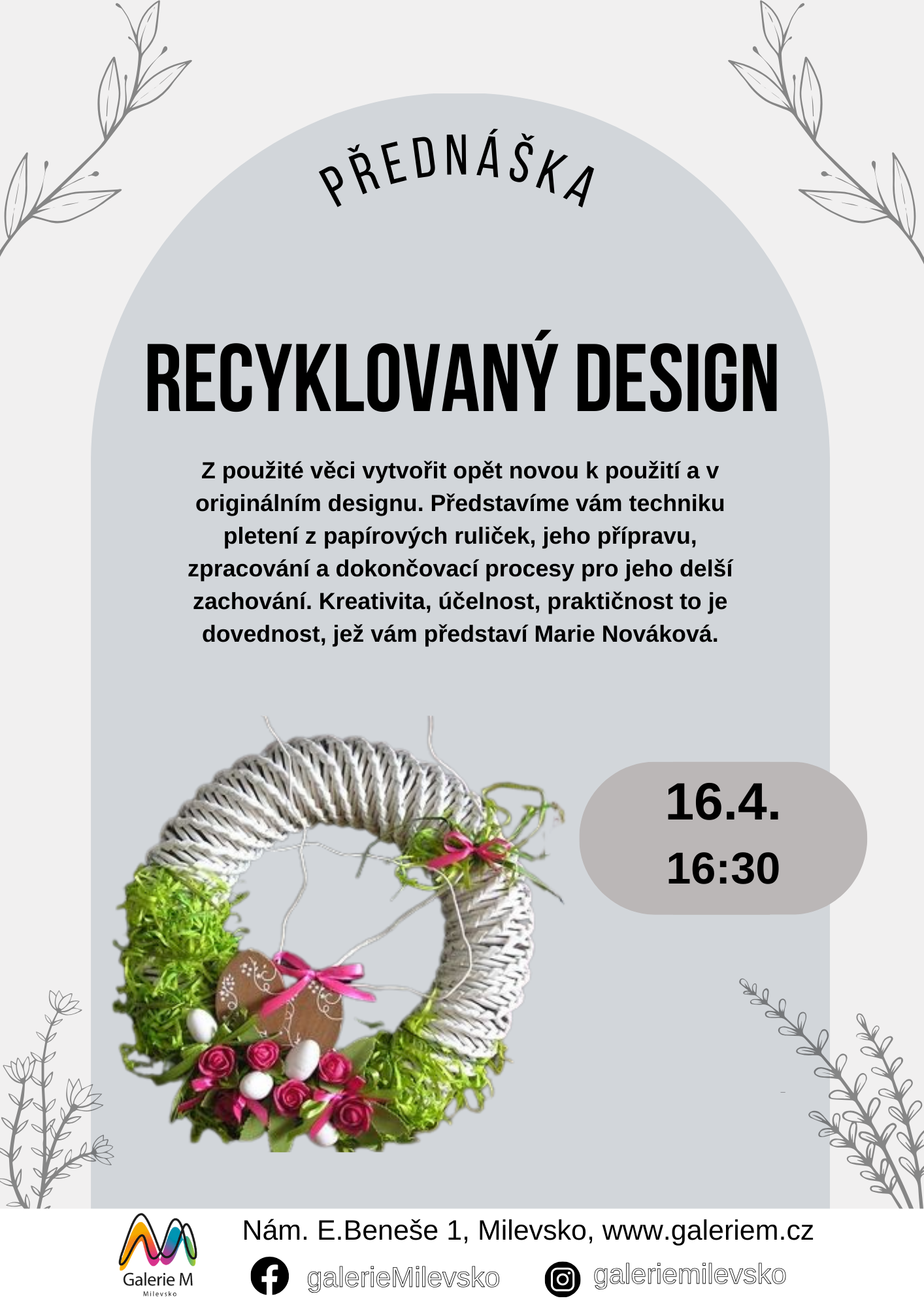 Plakát Recyklovaný design