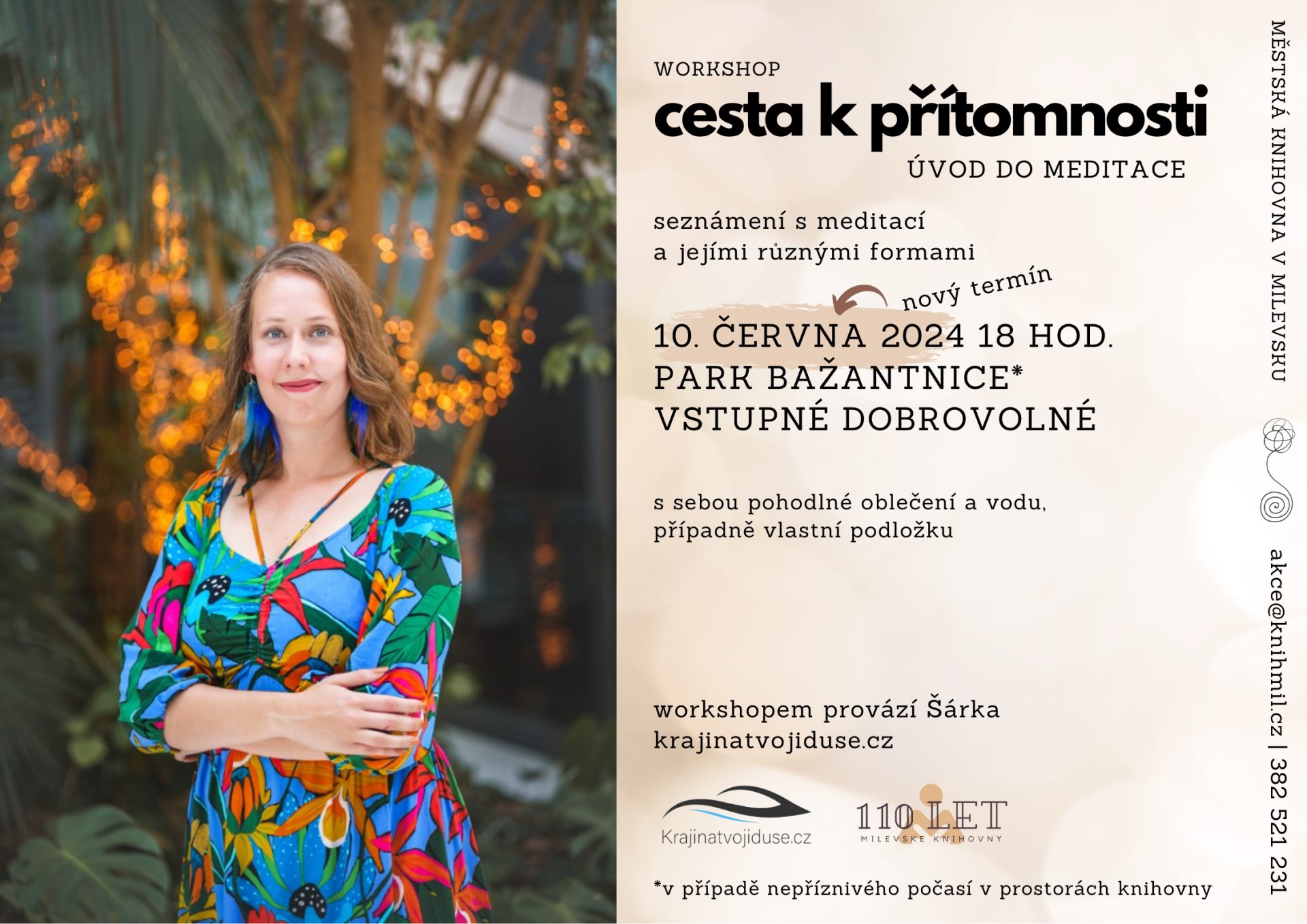 Plakát Cesta k přítomnosti: úvod do meditace