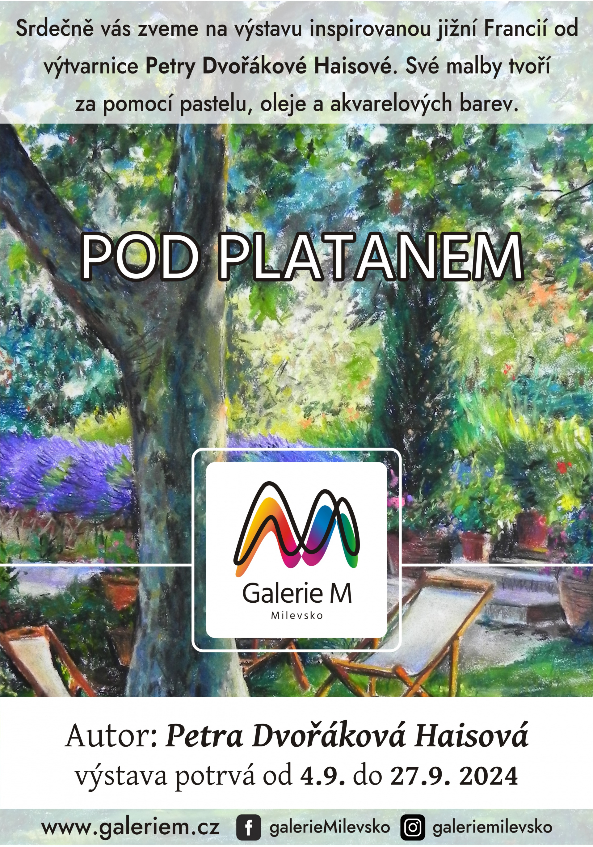 Plakát Výstava Pod Platanem
