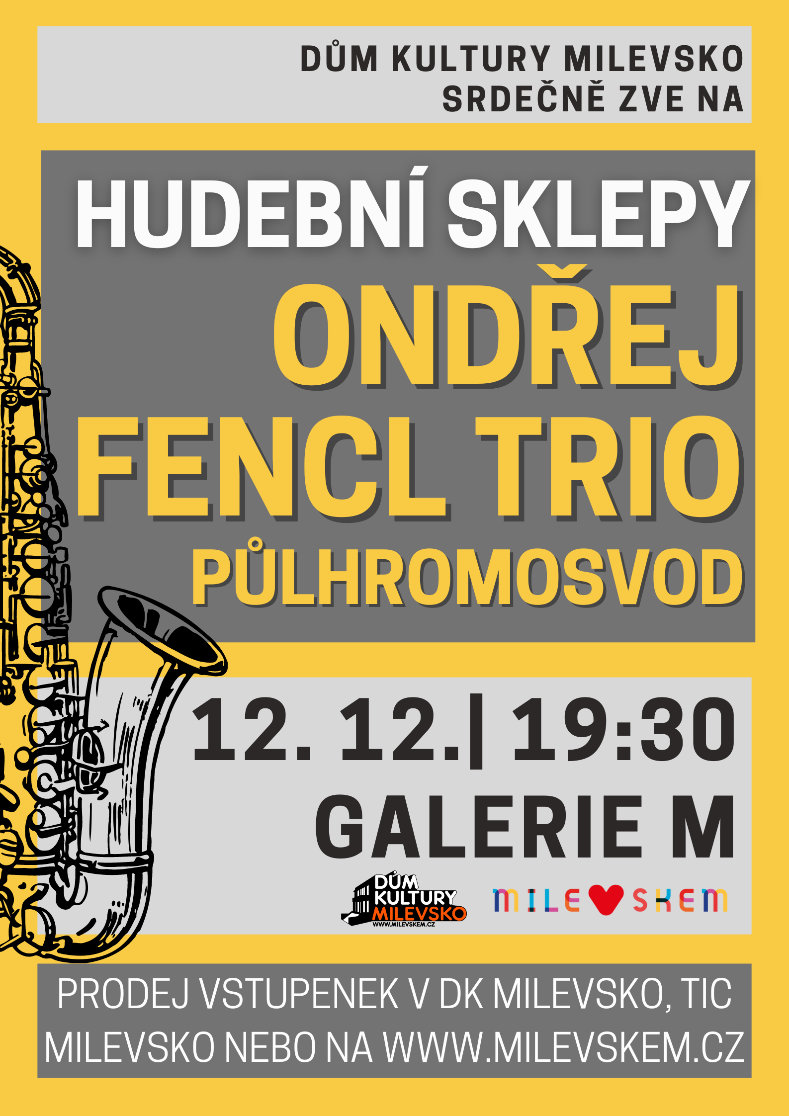 Plakát Hudební sklepy - Ondřej Fencl & Trio