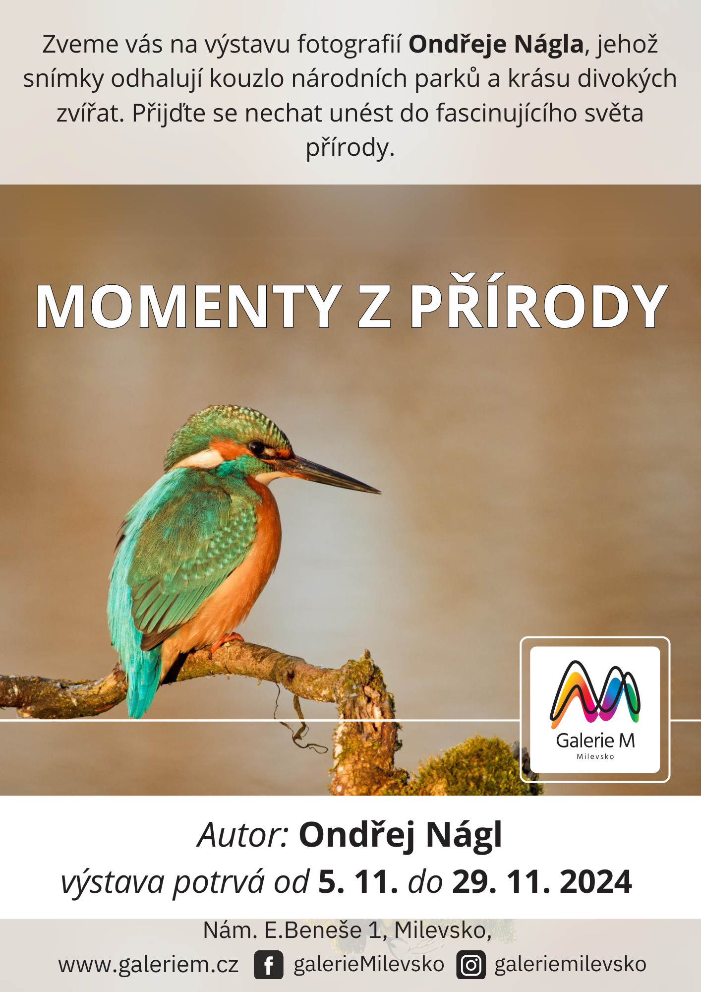 Plakát Výstava - Momenty z přírody