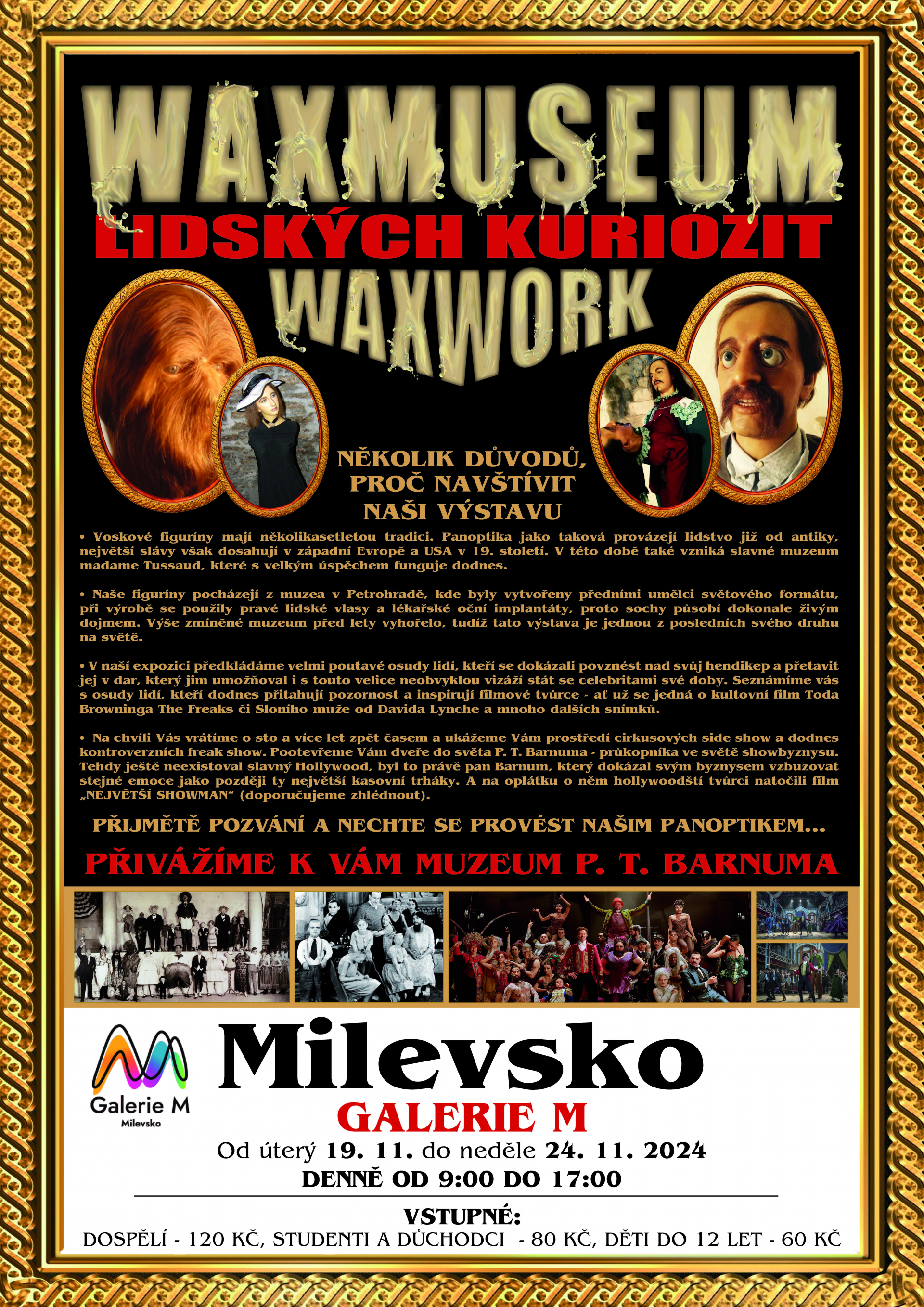 Plakát Výstava WAXWORK - lidé z vosku