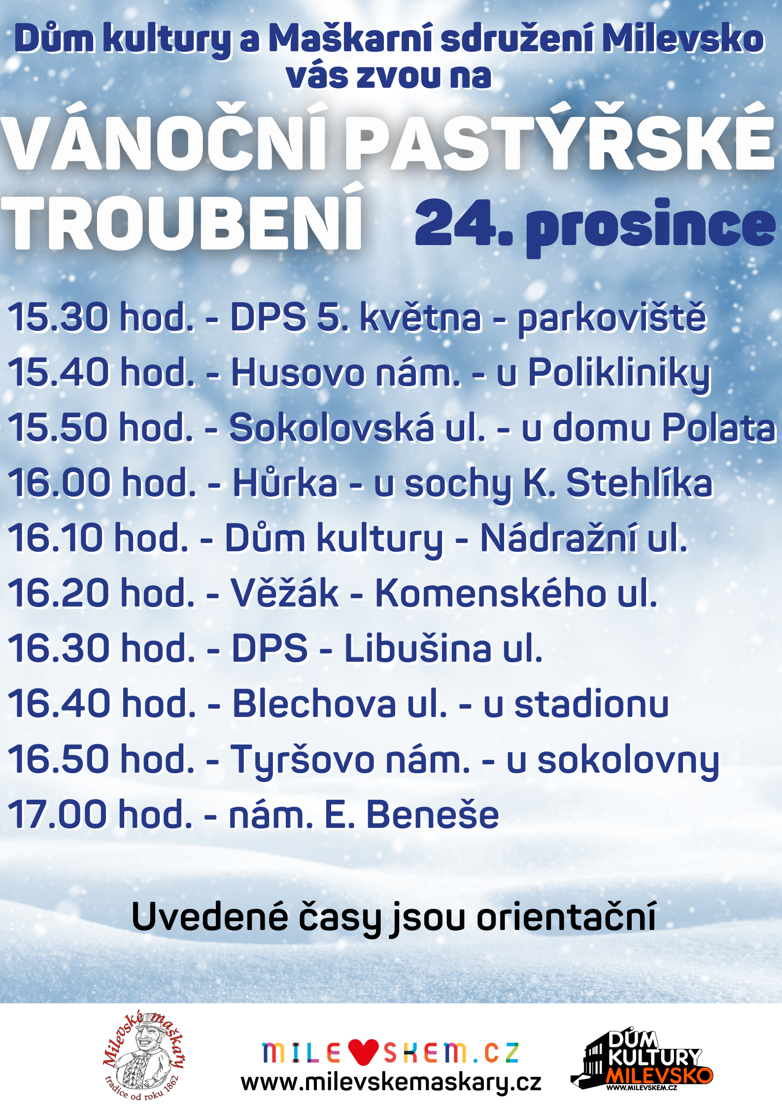 Plakát Vánoční pastýřské troubení