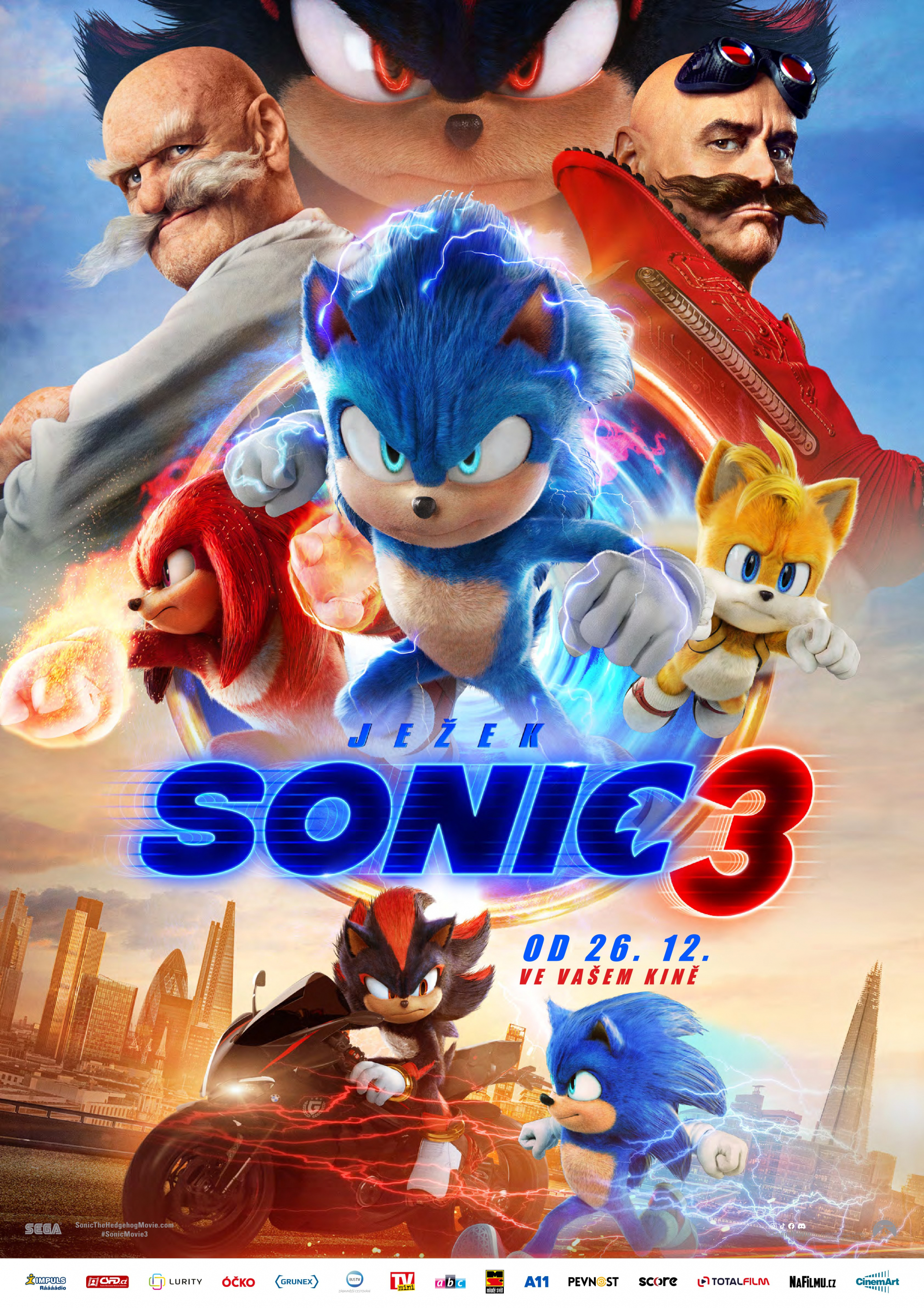 Plakát Ježek Sonic 3