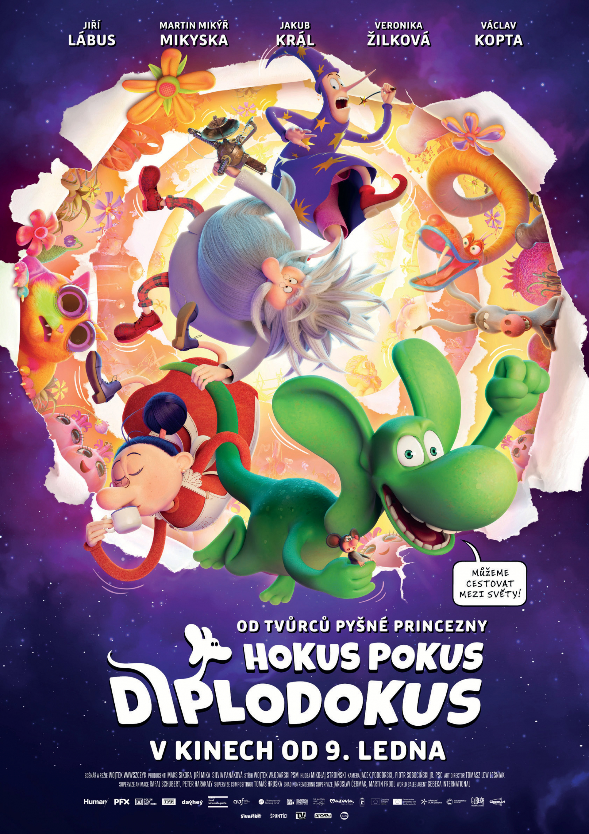 Plakát Hokus pokus Diplodokus