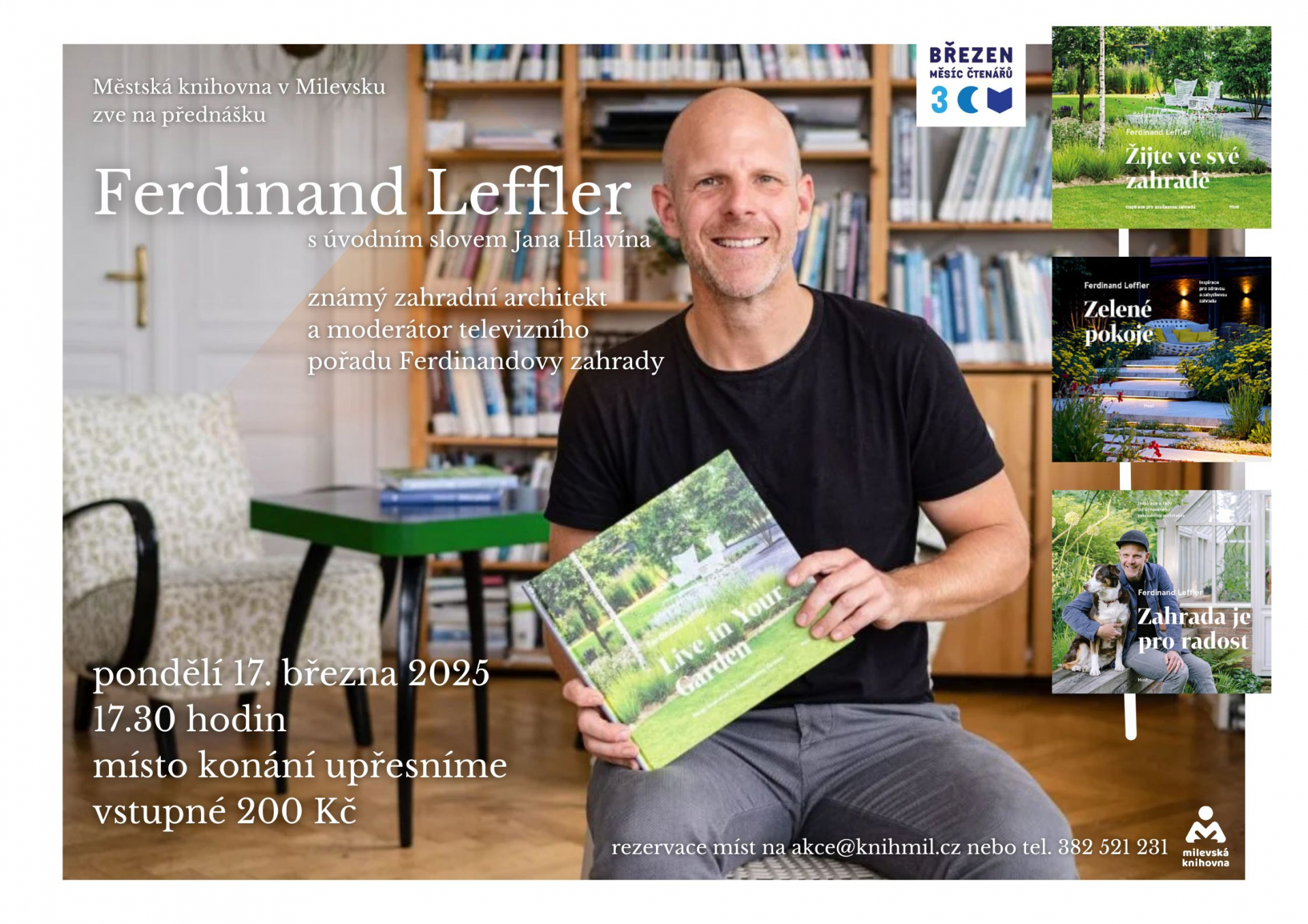 Plakát O zahradách s Ferdinandem