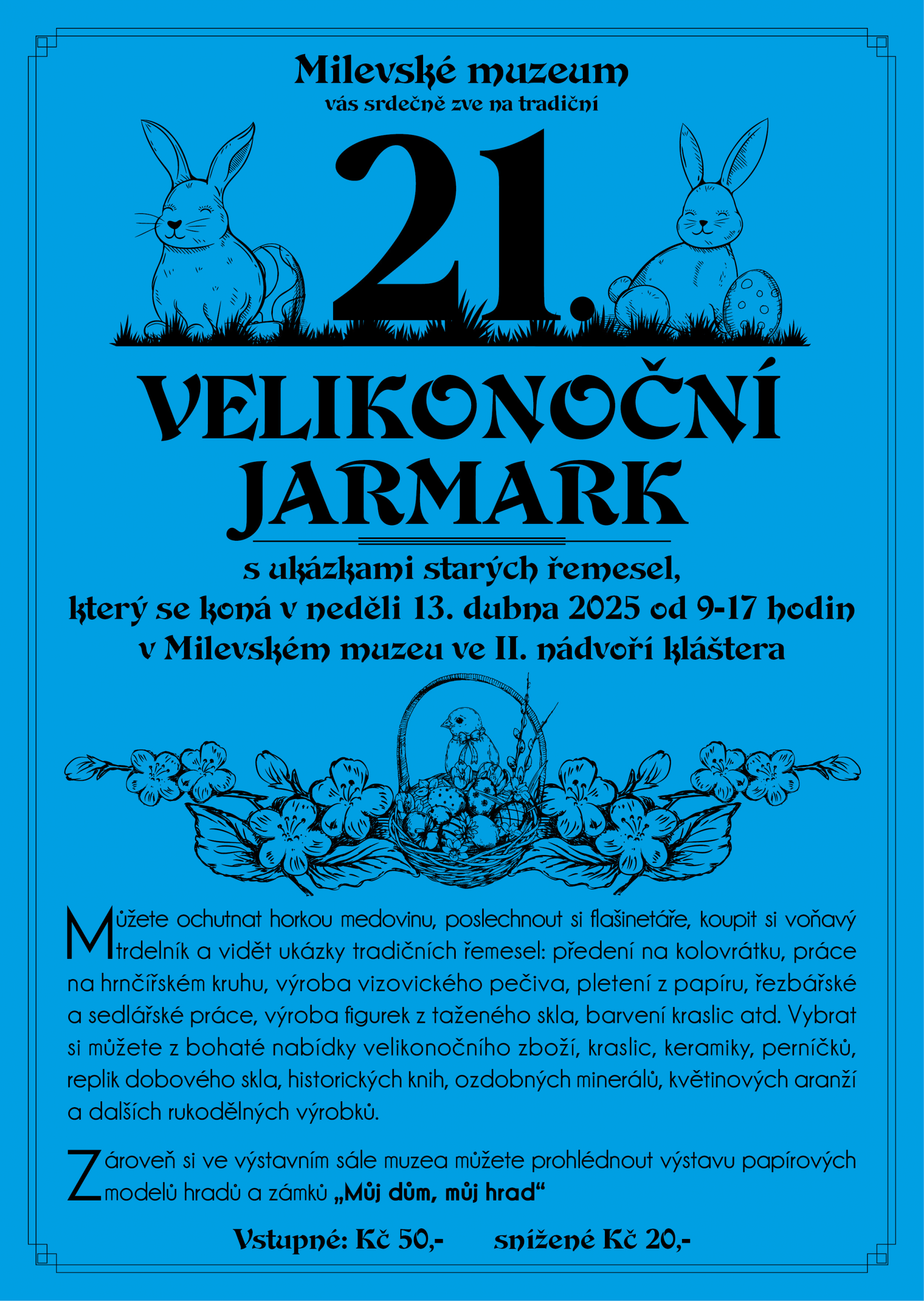 Plakát 21. velikonoční jarmark