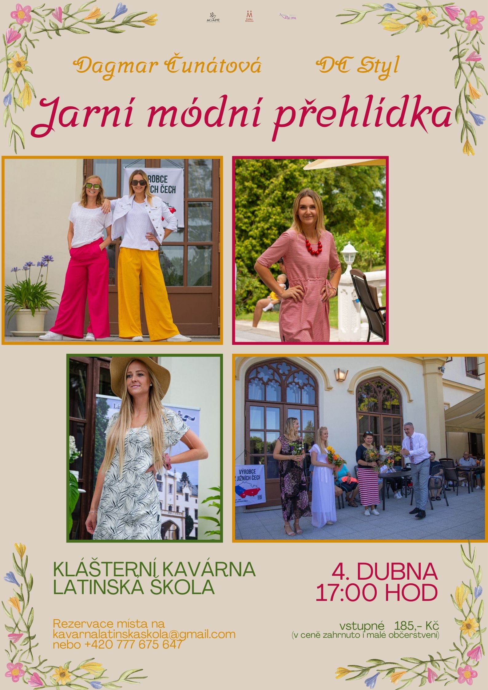 Plakát Módní přehlídka v kavárně Latinská škola