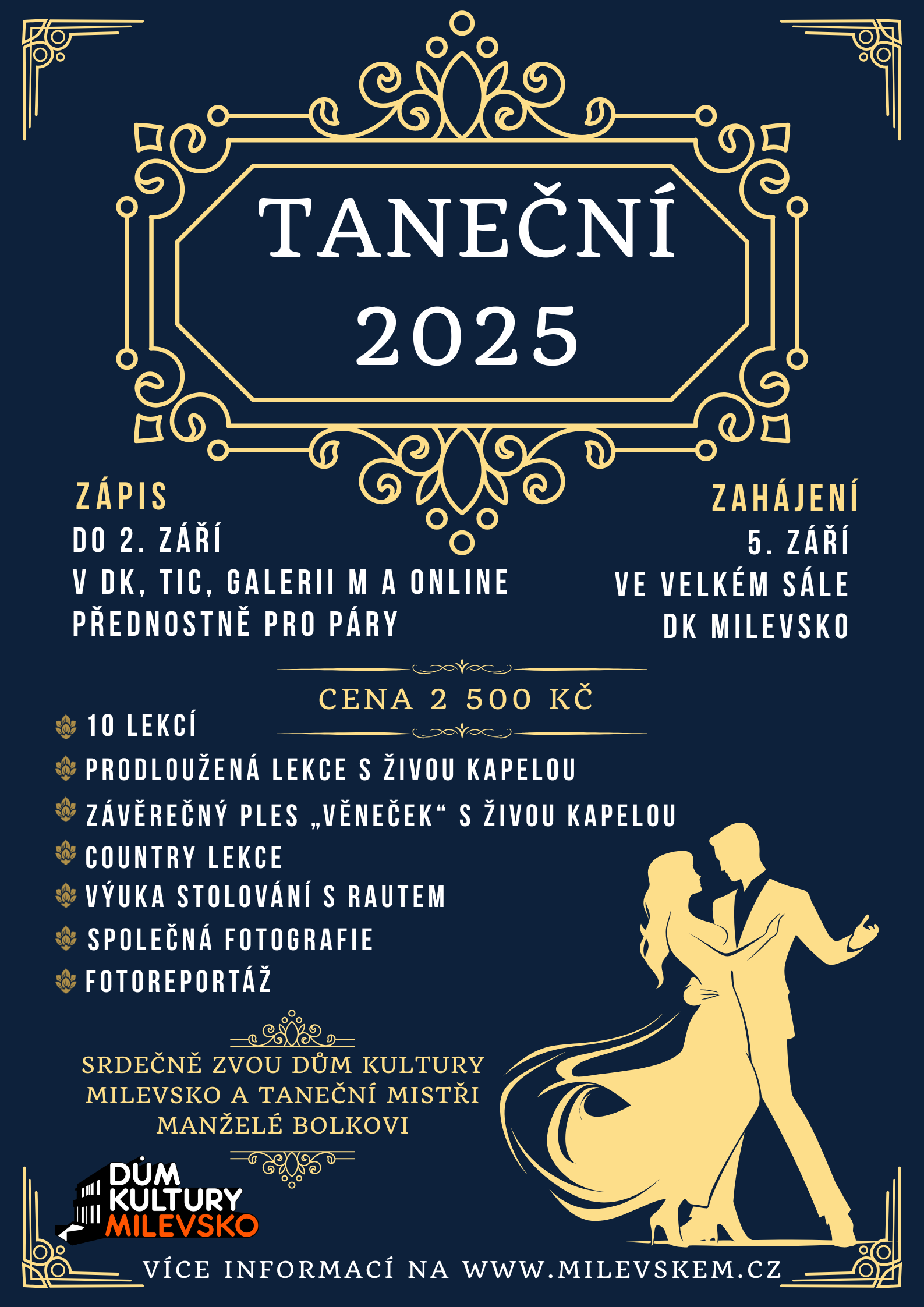 Plakát Taneční 2025