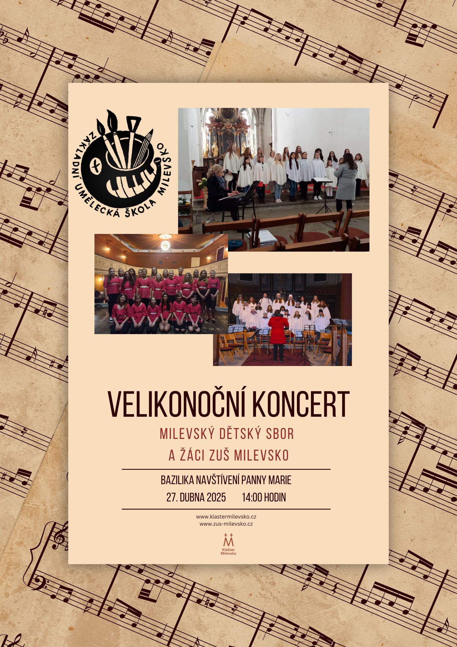 Plakát Velikonoční koncert 