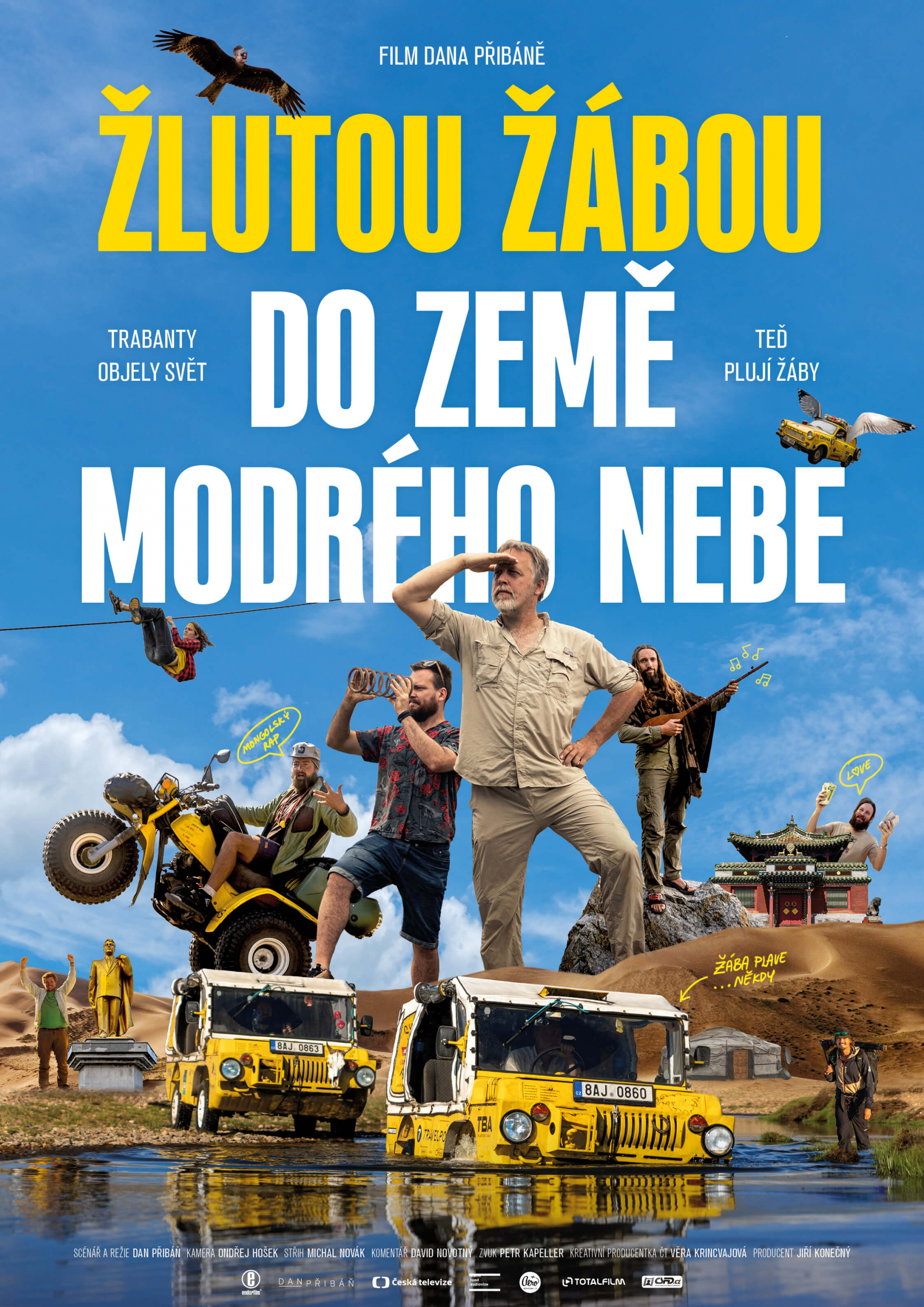 Plakát Žlutou žábou do země modrého nebe