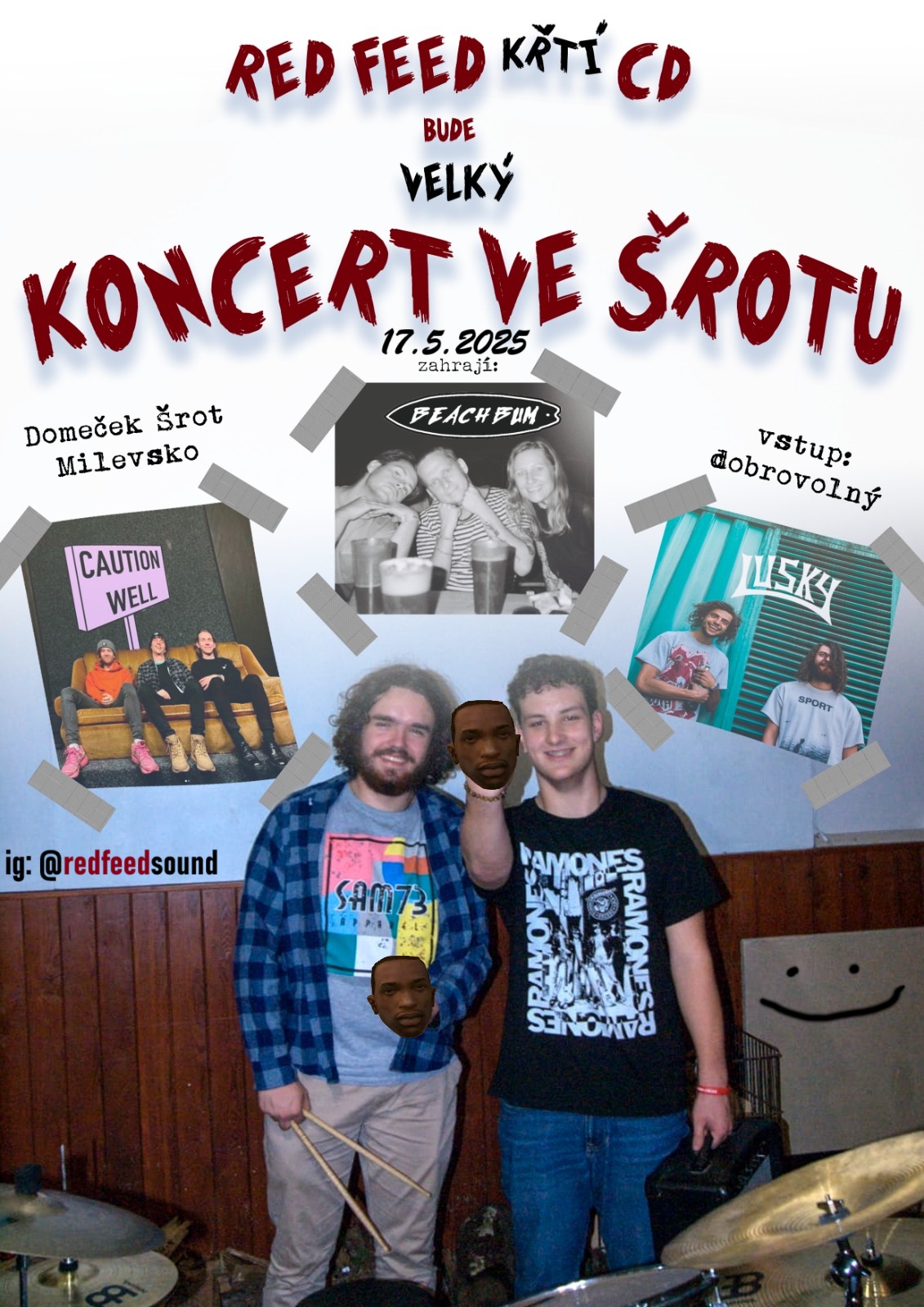 Plakát Koncert ve Šrotu