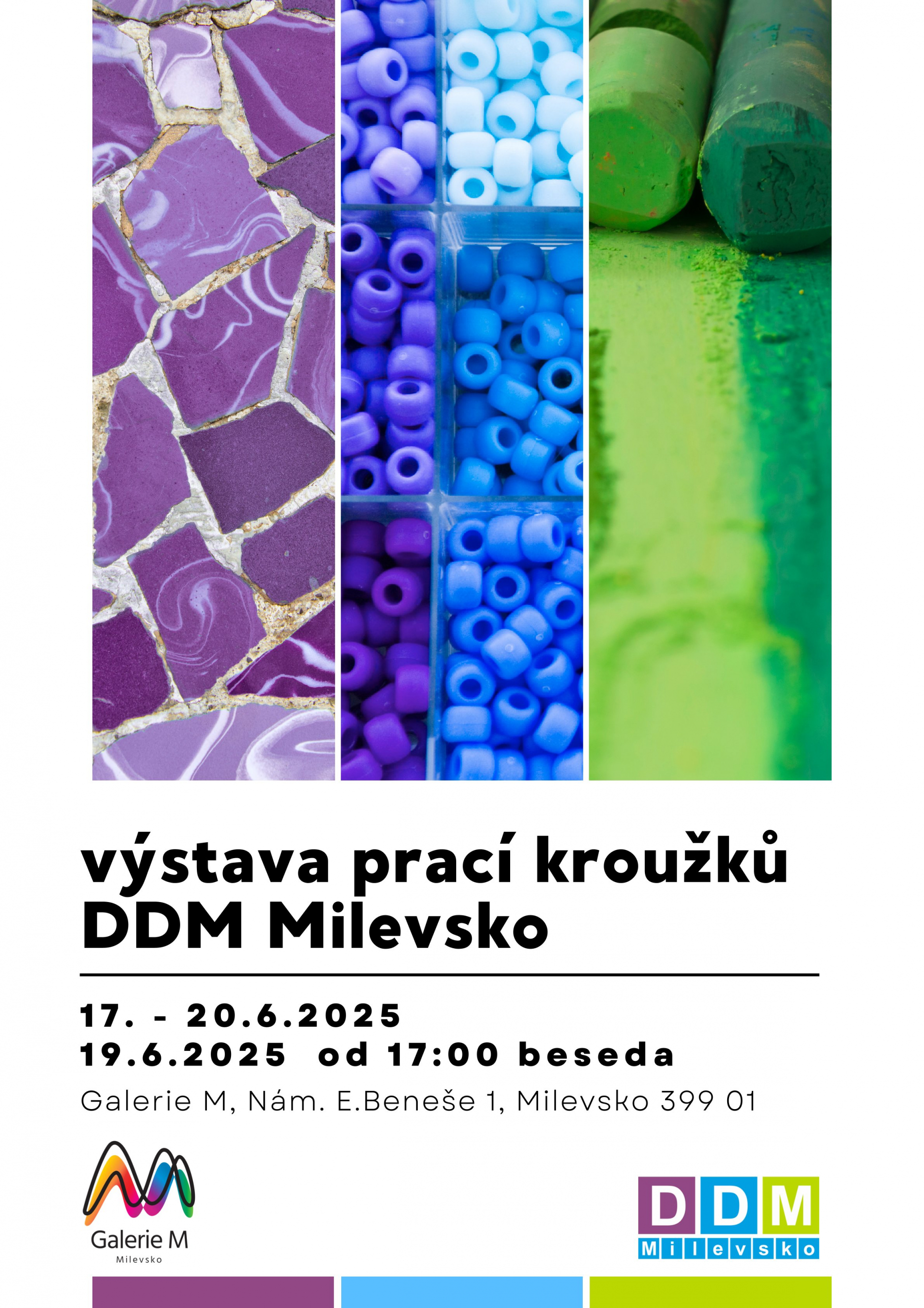 Plakát Výstava kroužků DDM Milevsko