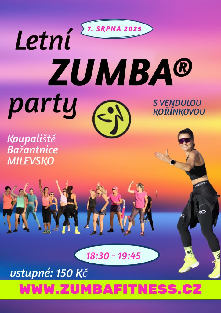 Plakát Letní zumba party