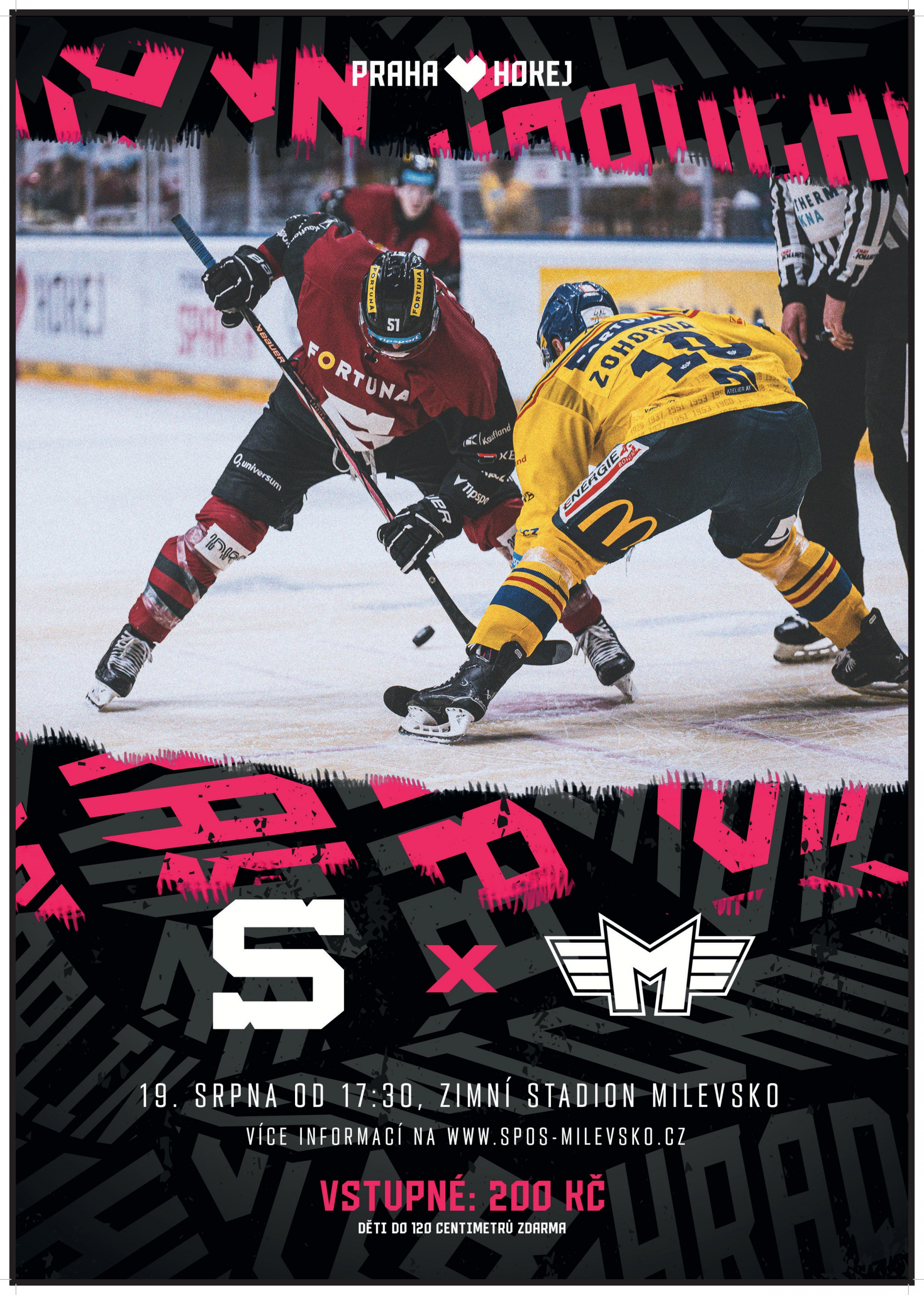 Plakát HC SPARTA vs. HC MOTOR