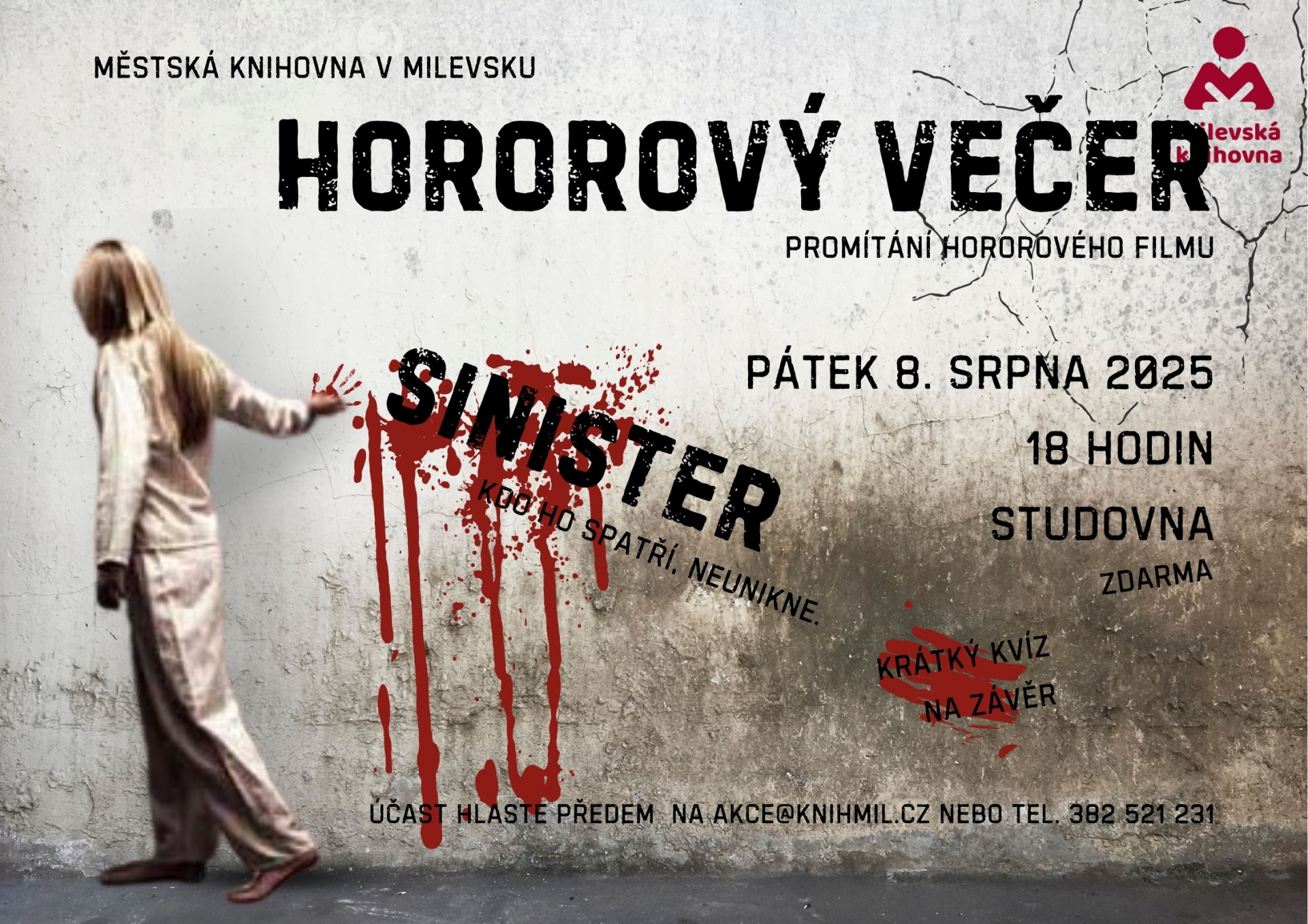 Plakát Hororový večer
