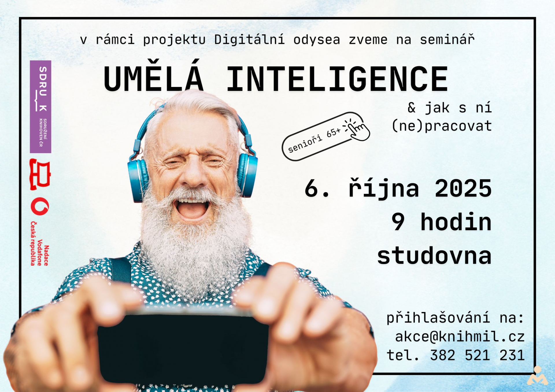 Plakát Umělá inteligence a jak s ní (ne)pracovat