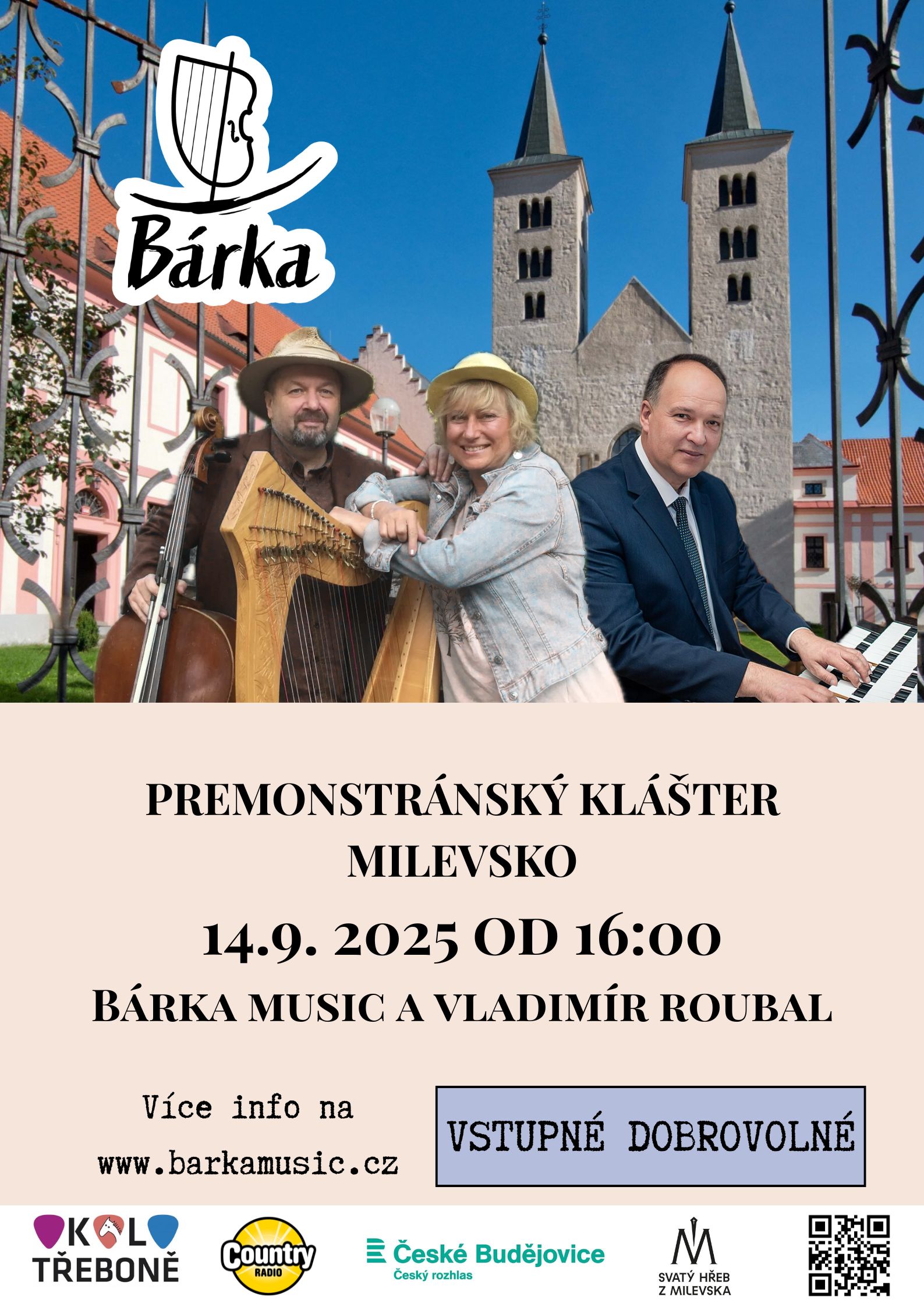 Plakát Bárka Music& Vladimír Roubal