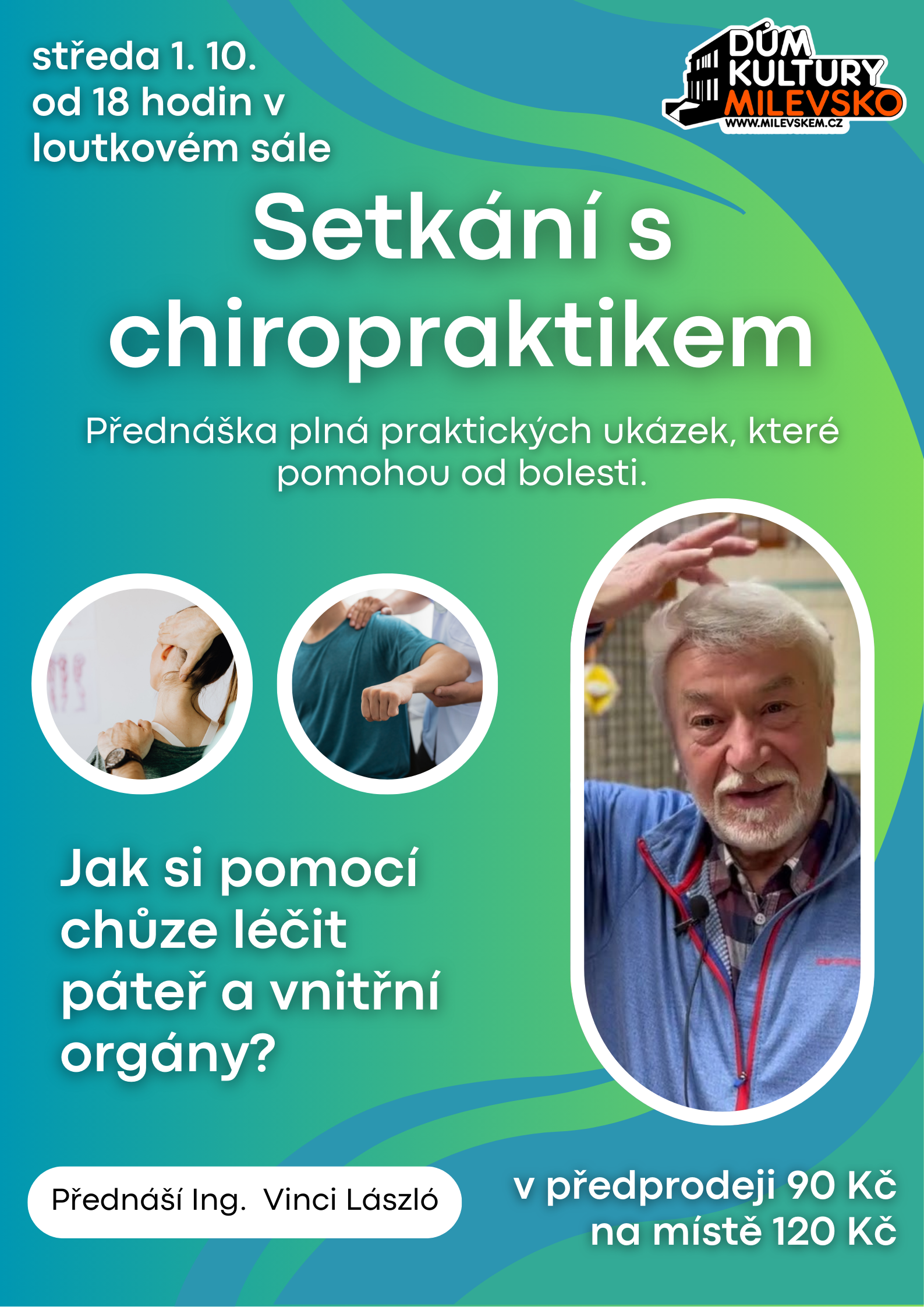 Plakát Setkání s chiropraktikem
