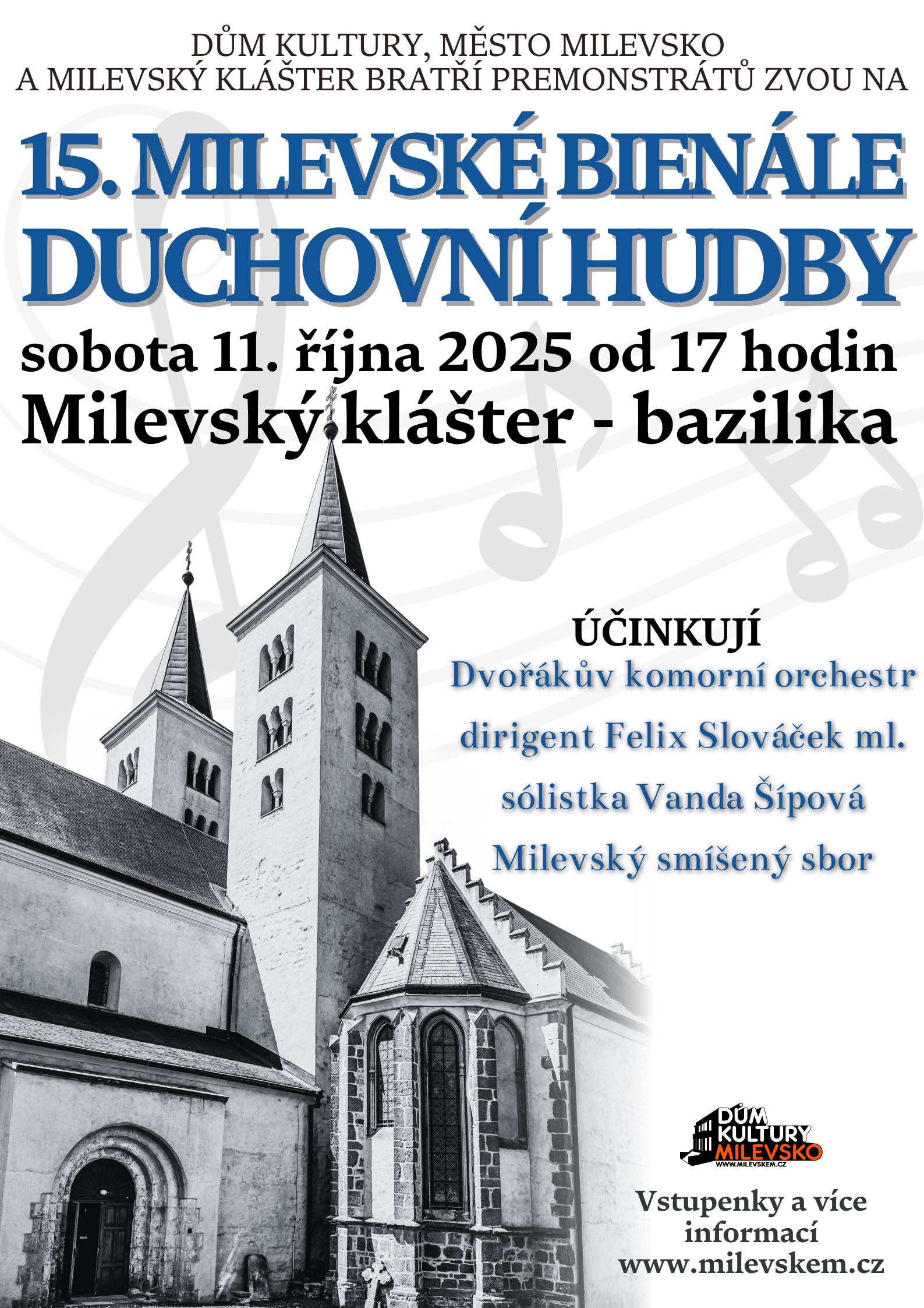 Plakát 15. Milevské bienále duchovní hudby