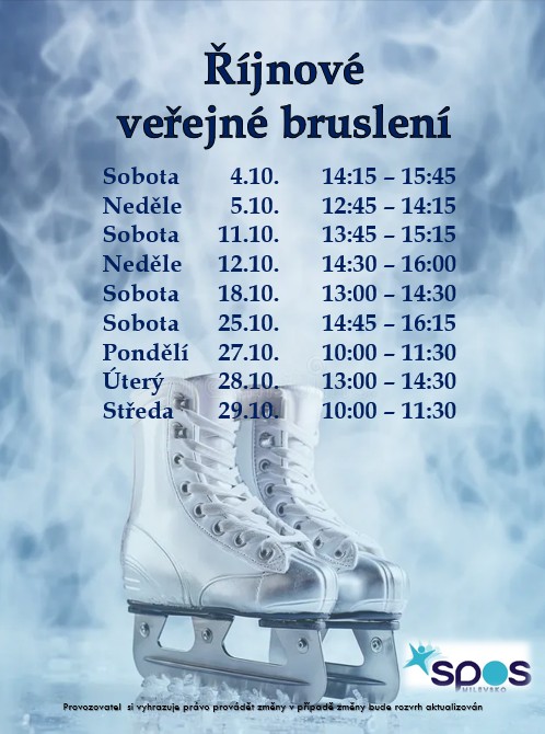 Plakát Veřejné bruslení