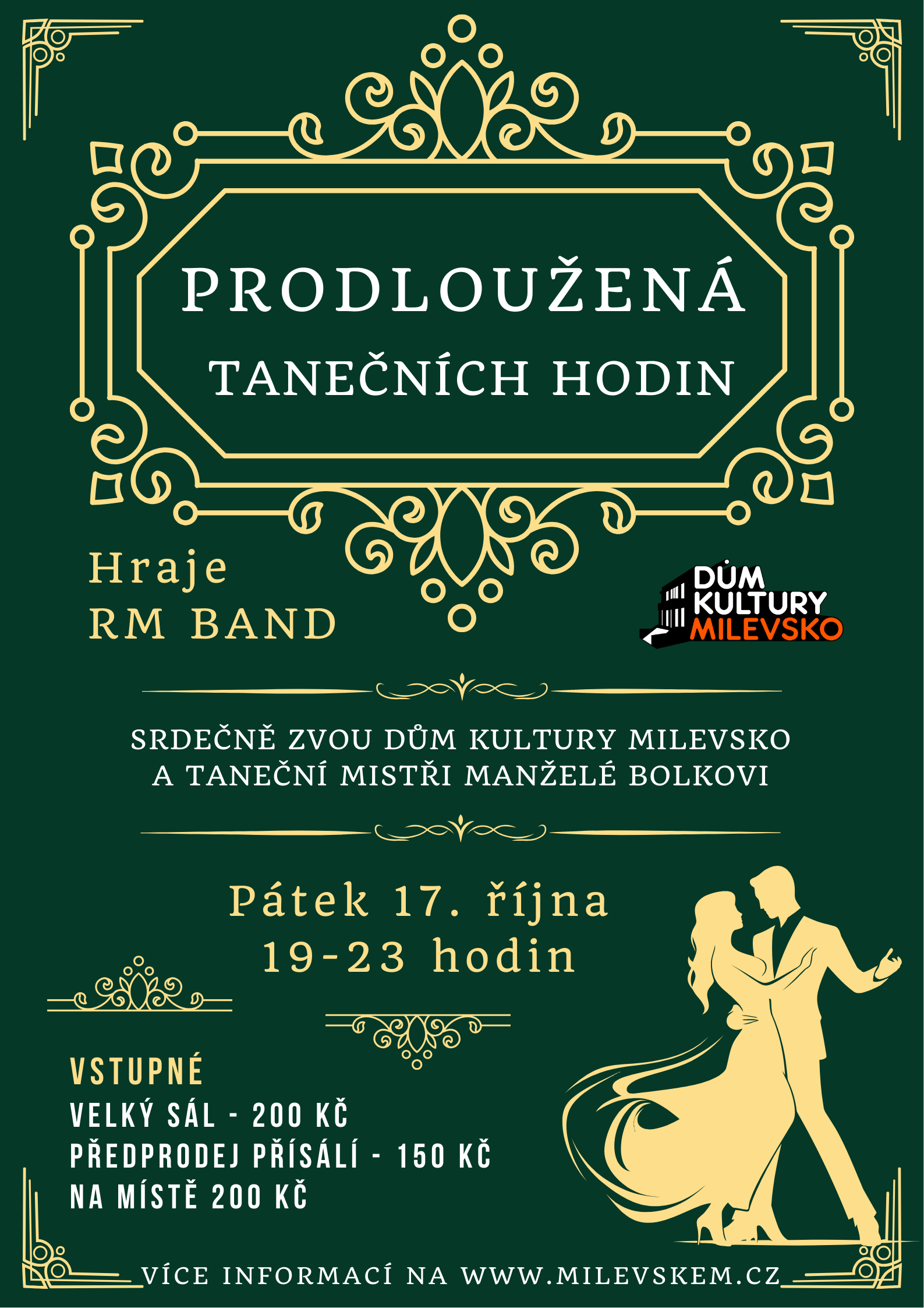 Plakát Taneční 2025 - Prodloužená