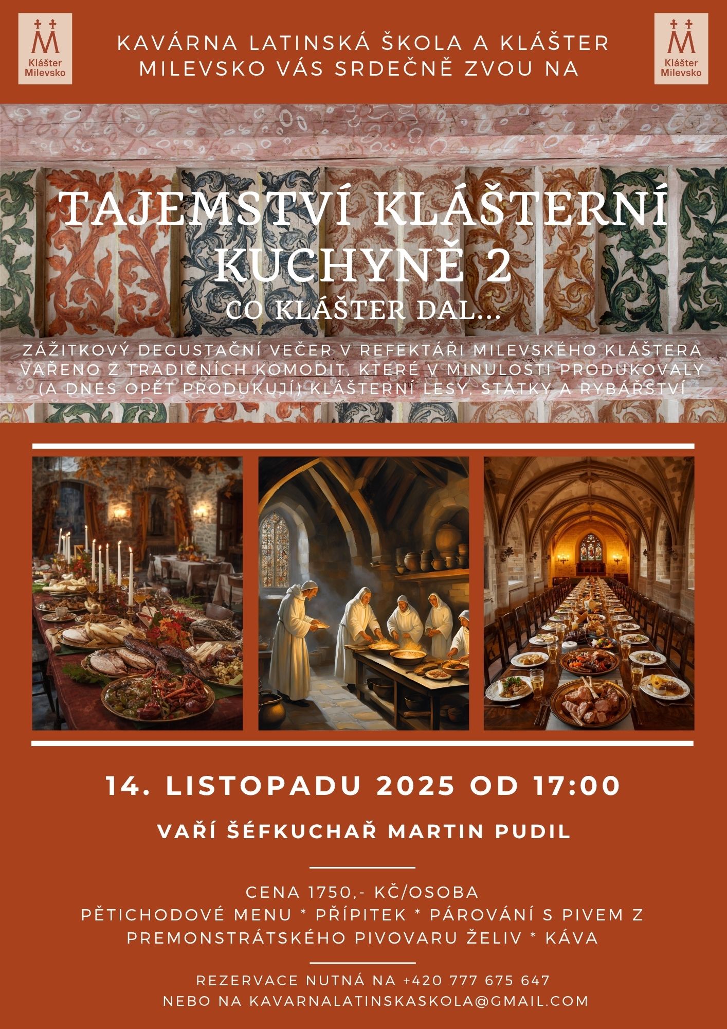 Plakát Tajemství klášterní kuchyně 2 - co klášter dal