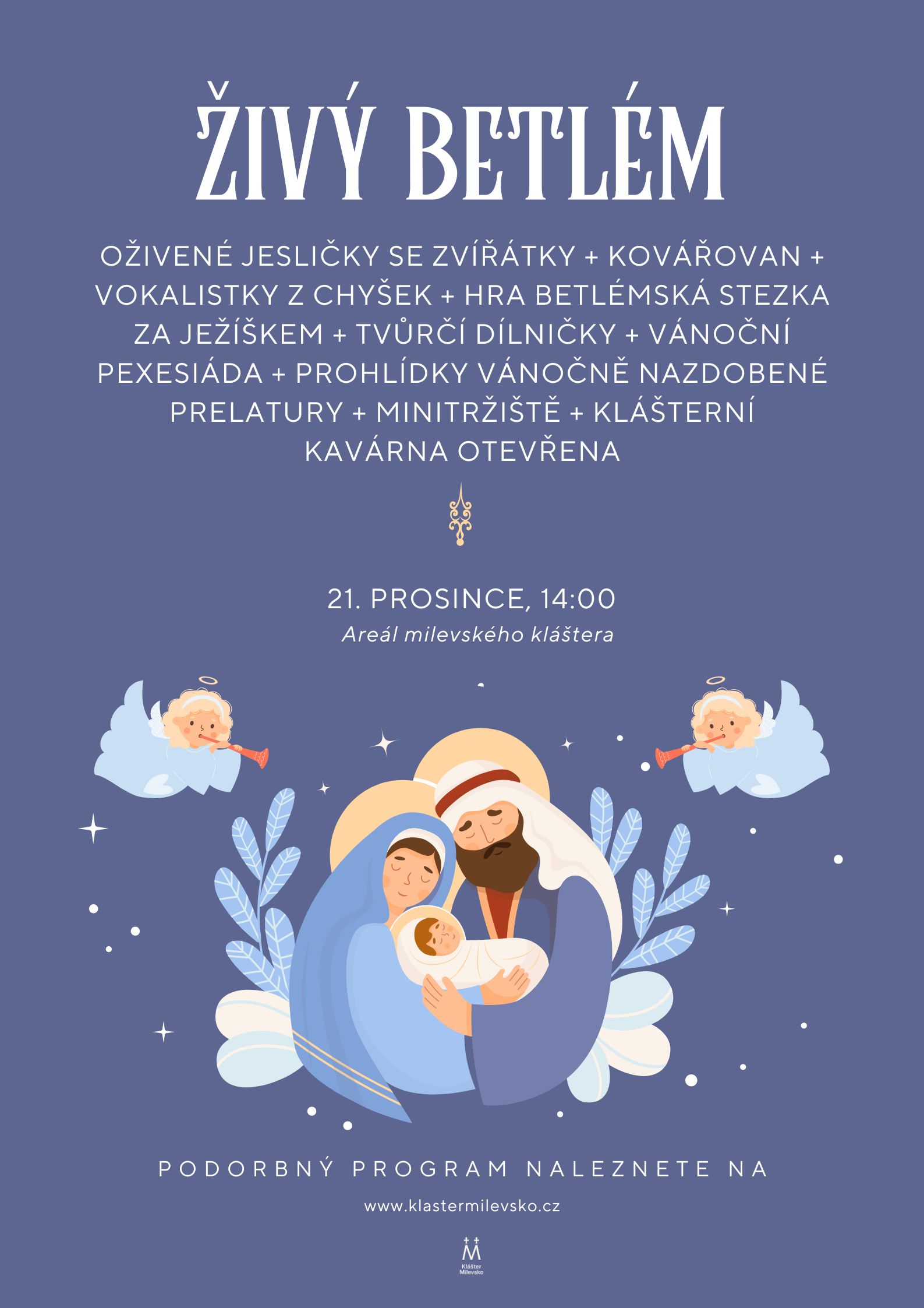 Plakát Živý betlém