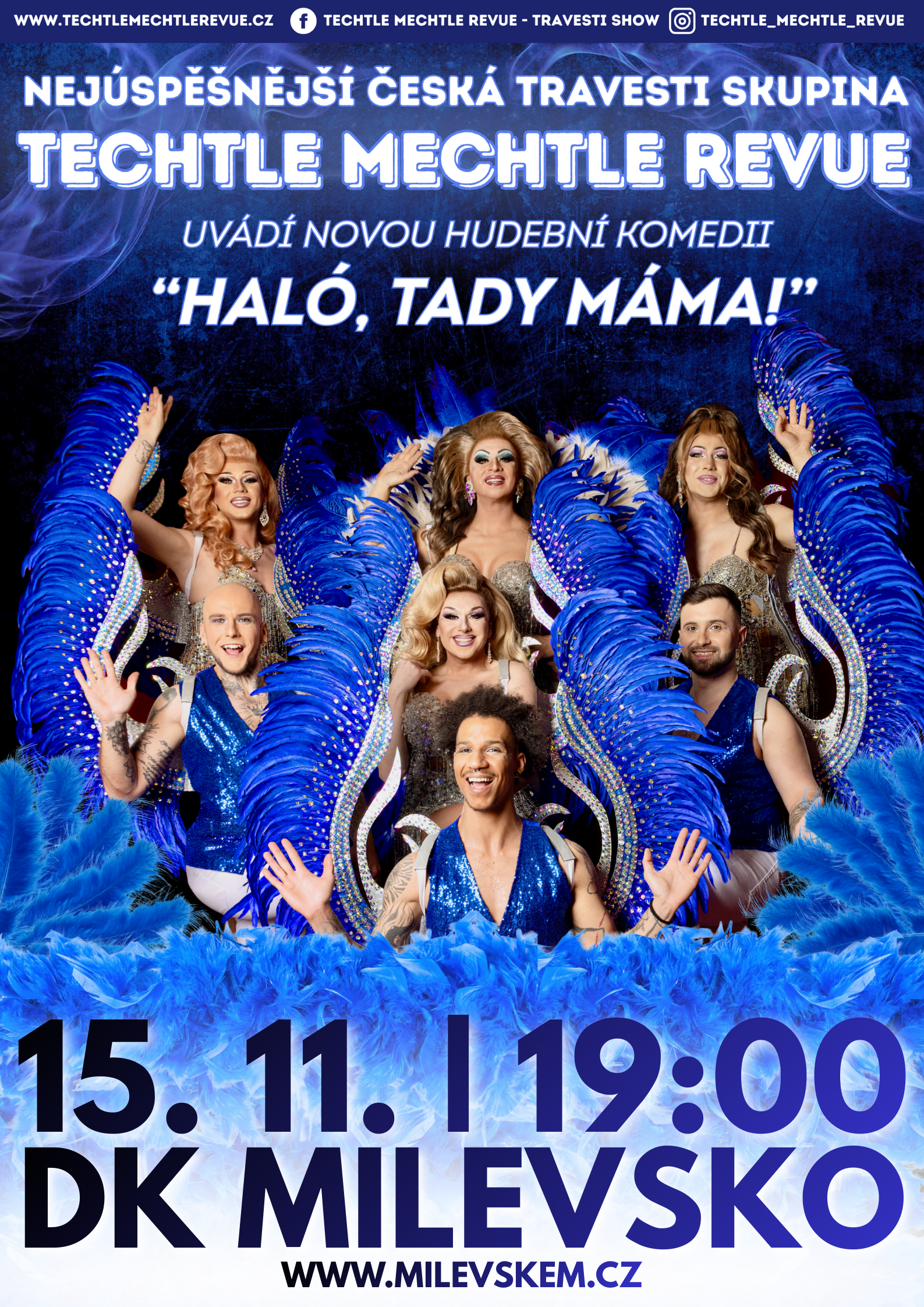 Plakát Travesti show - Haló, tady máma