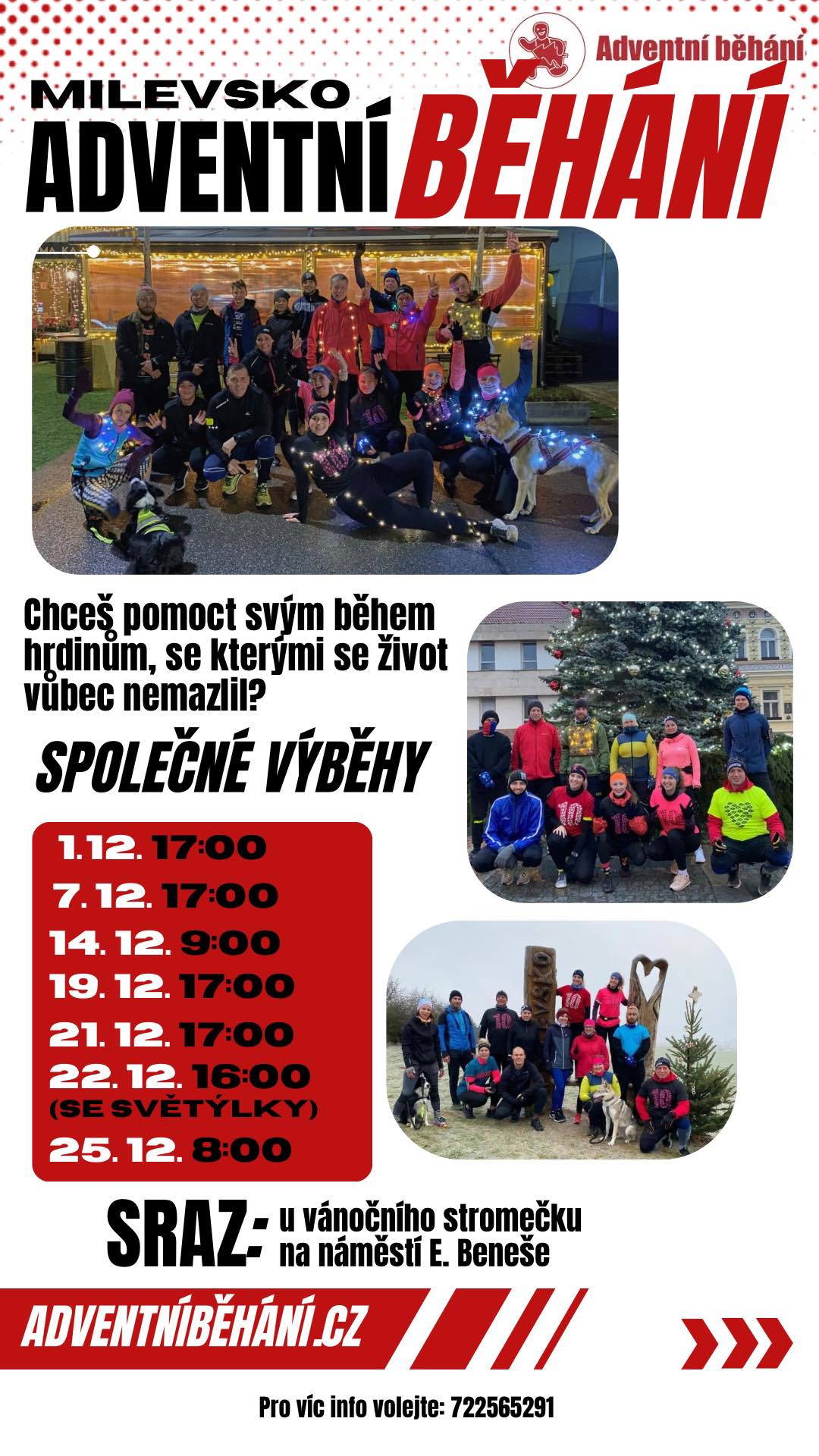 Plakát Adventní běhání
