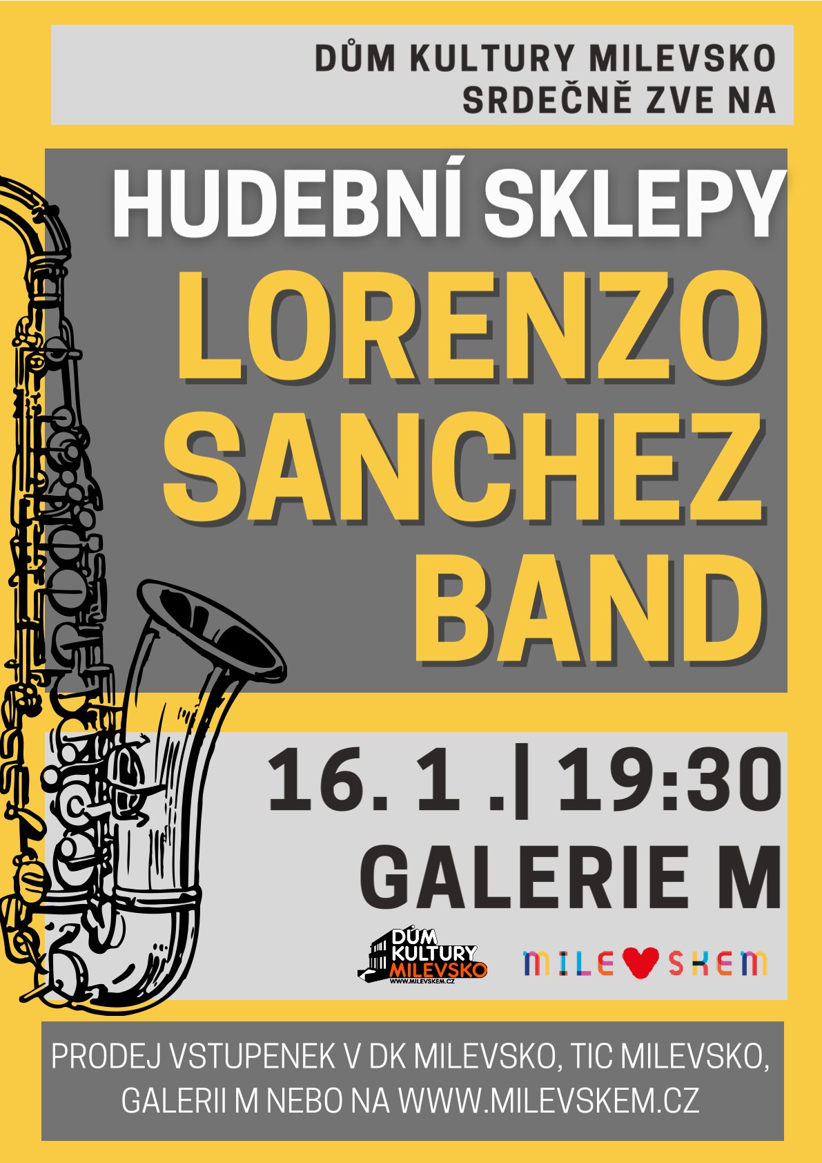 Plakát Hudební sklepy - Lorenzo Sanchez Band