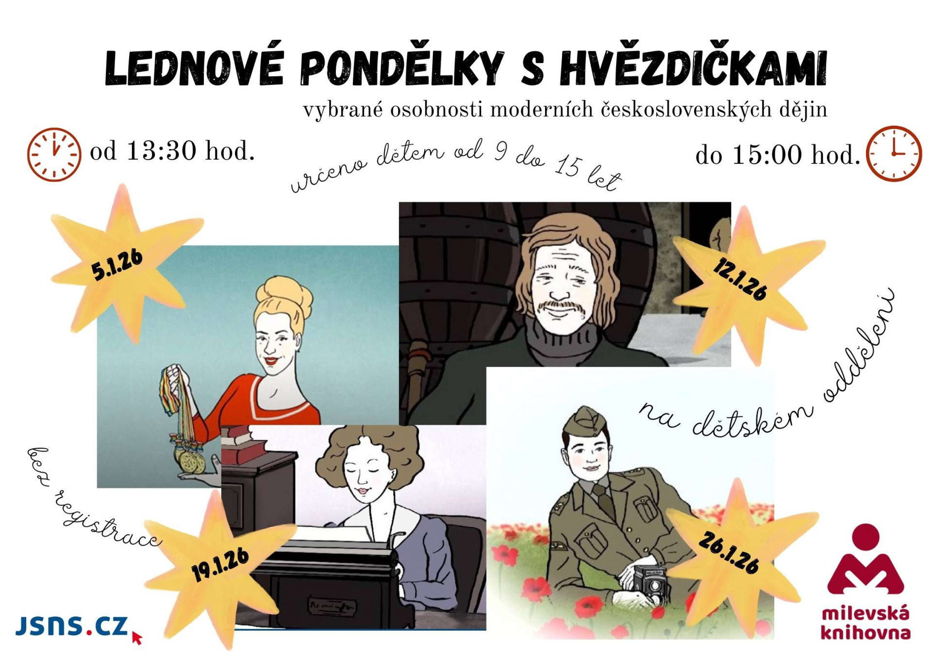 Plakát Lednové pondělky s hvězdičkami