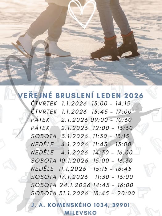 Plakát Veřejné bruslení