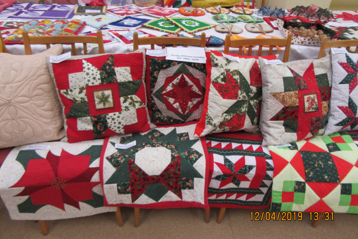 Foto Výstava prací Patchworkového klubu DDM Milevsko