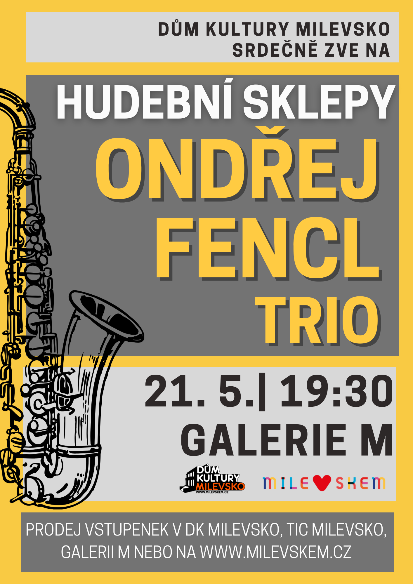 Plakát Hudební sklepy - Ondřej Fencl Trio