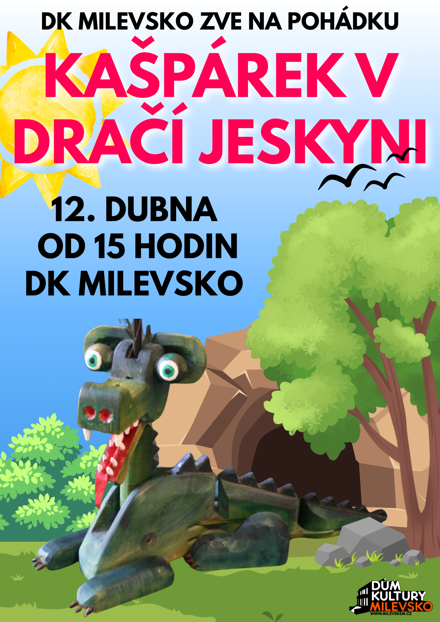 Plakát Pohádka - Kašpárek v dračí jeskyni