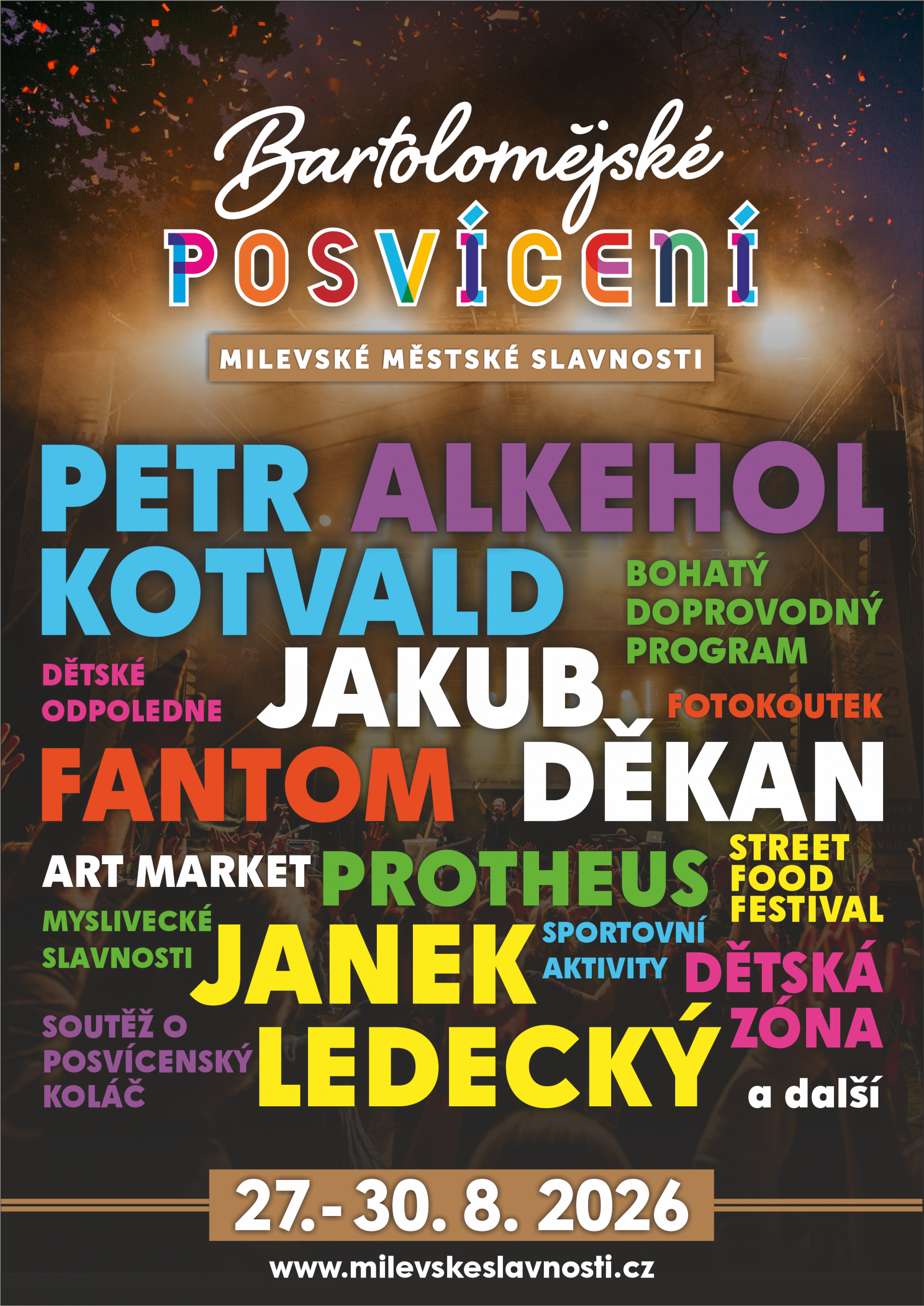 Plakát Bartolomějské posvícení 2026