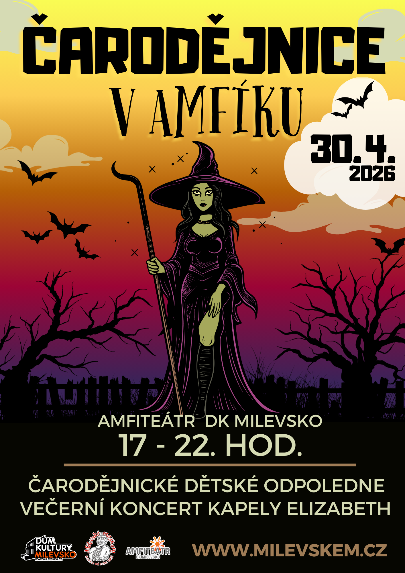 Plakát Čarodějnice v amfíku