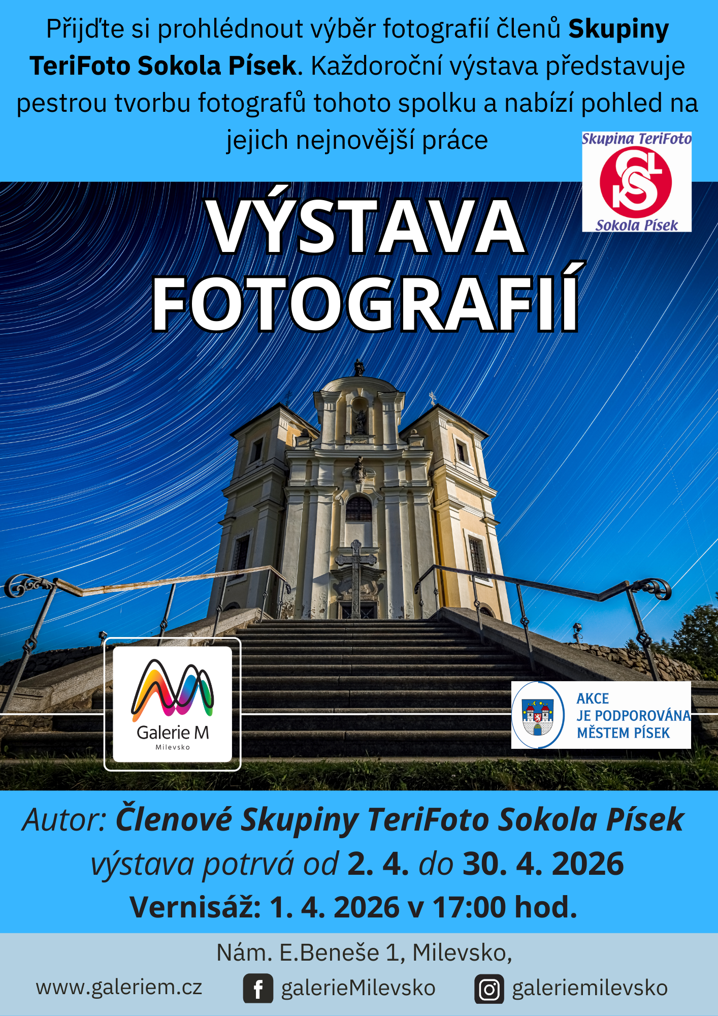 Plakát Vernisáž - Výstavy fotografií